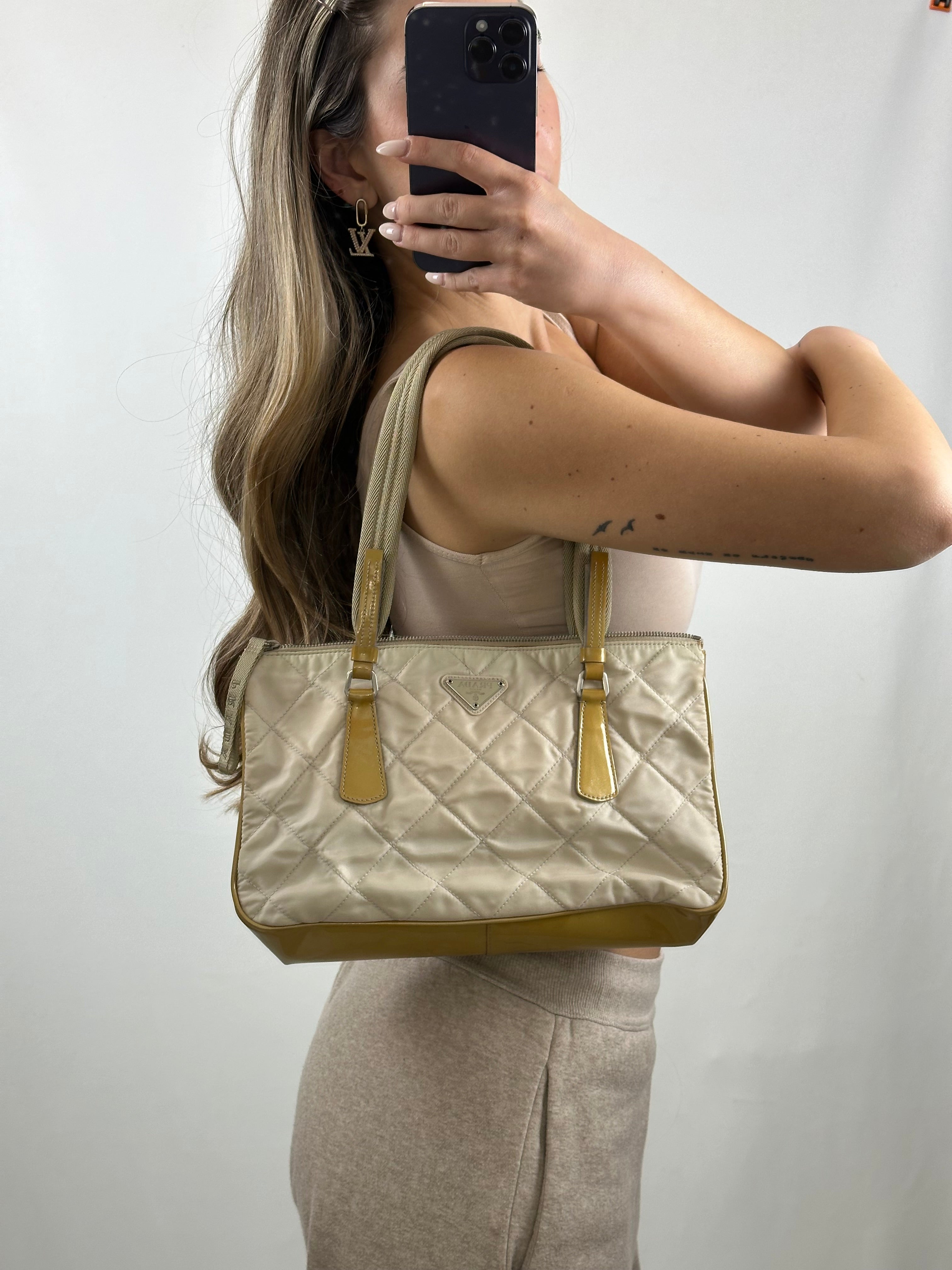 Prada quilted shoulder bag