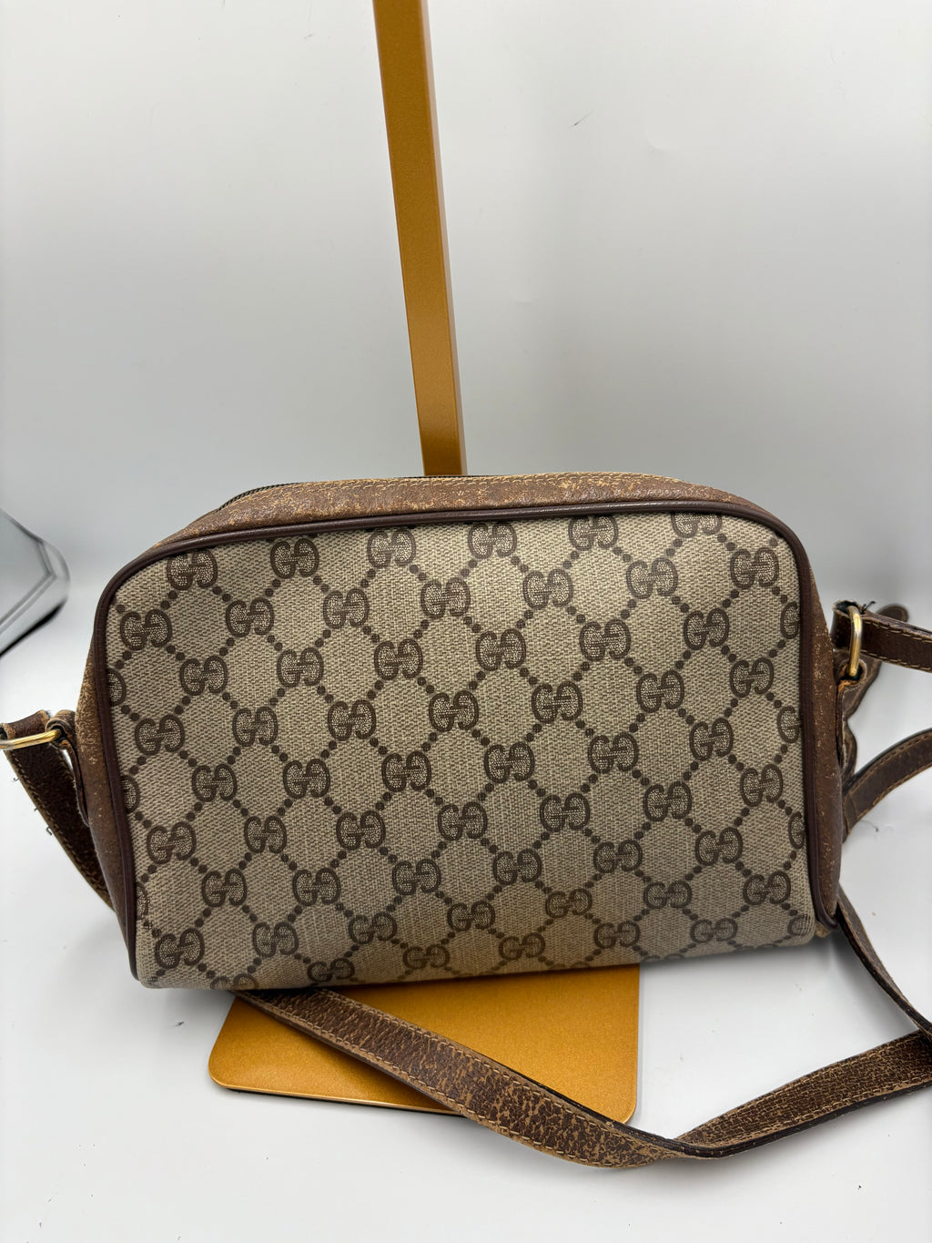 Gucci GG Supreme Web Sherry line crossbody