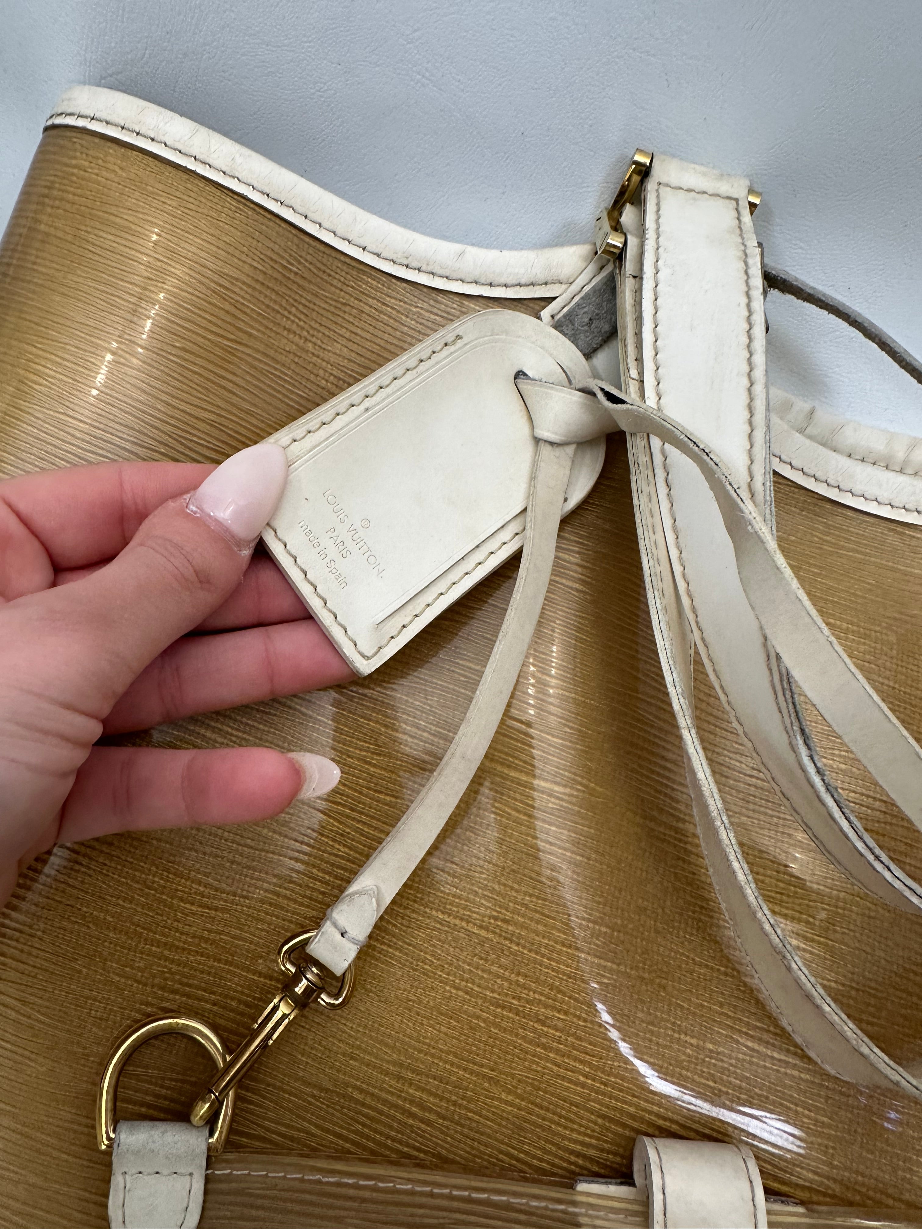 Louis Vuitton Epi Plage Lagoon Bay Tote Bag in beige