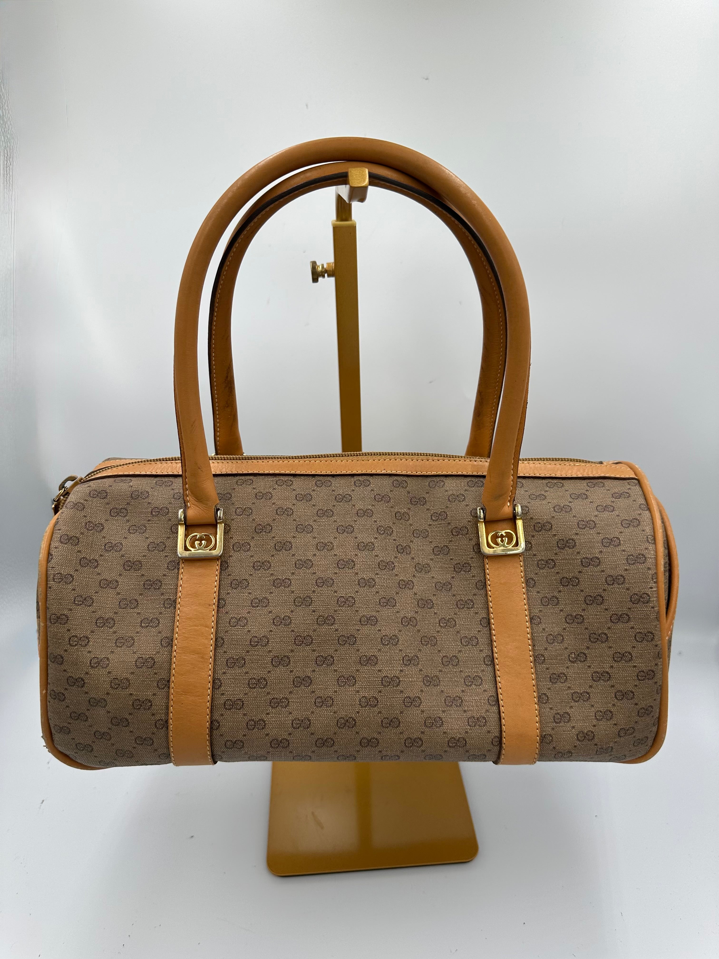 Vintage Gucci Micro GG Supreme boston handbag