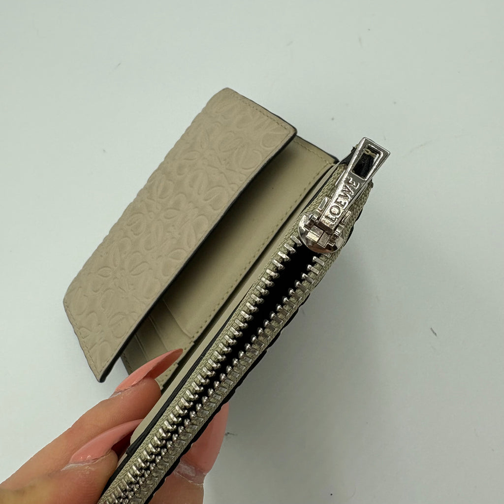Loewe leather beige wallet purse