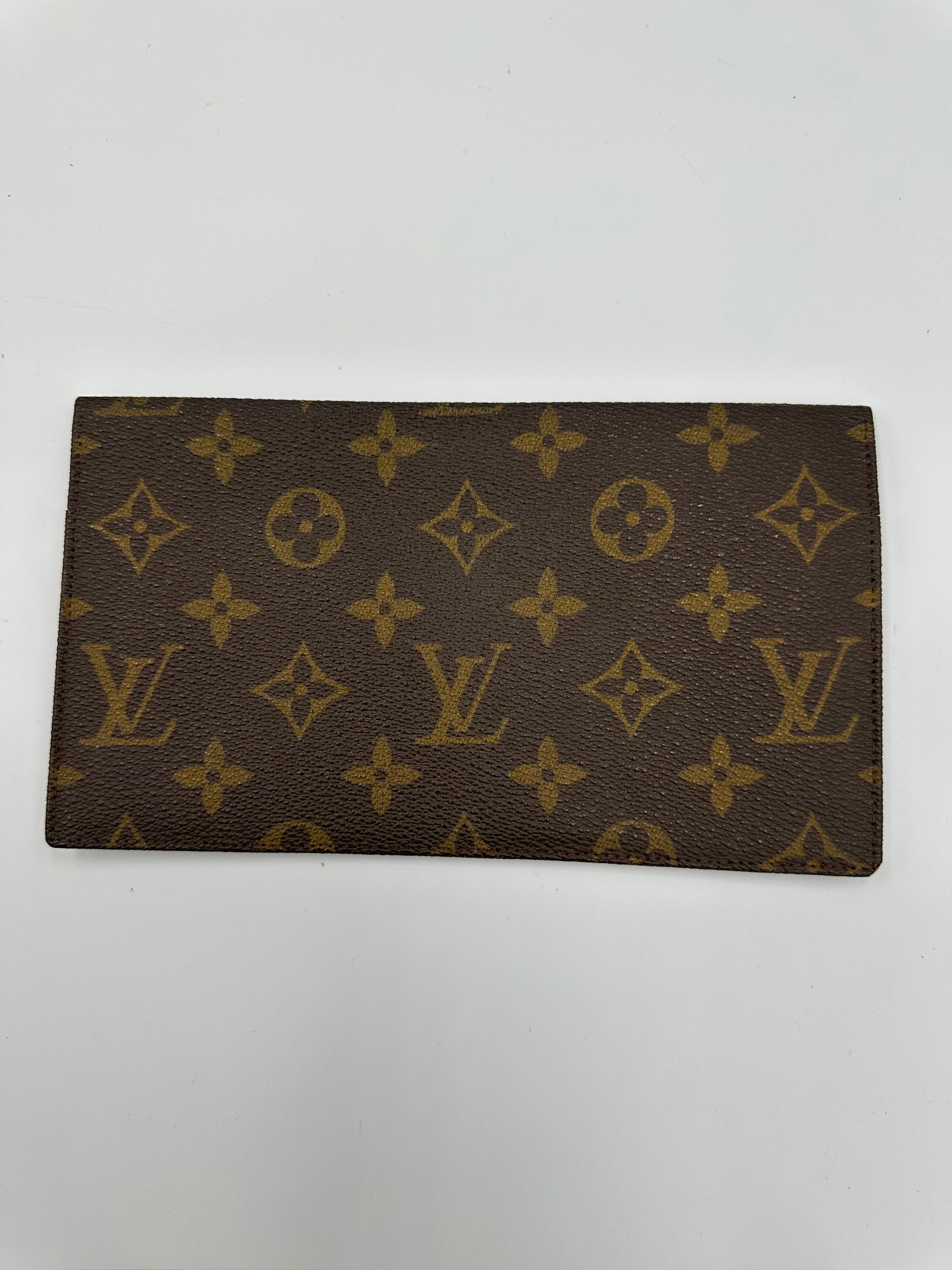 Louis Vuitton leather Agenda Posh notebook cover monogram print