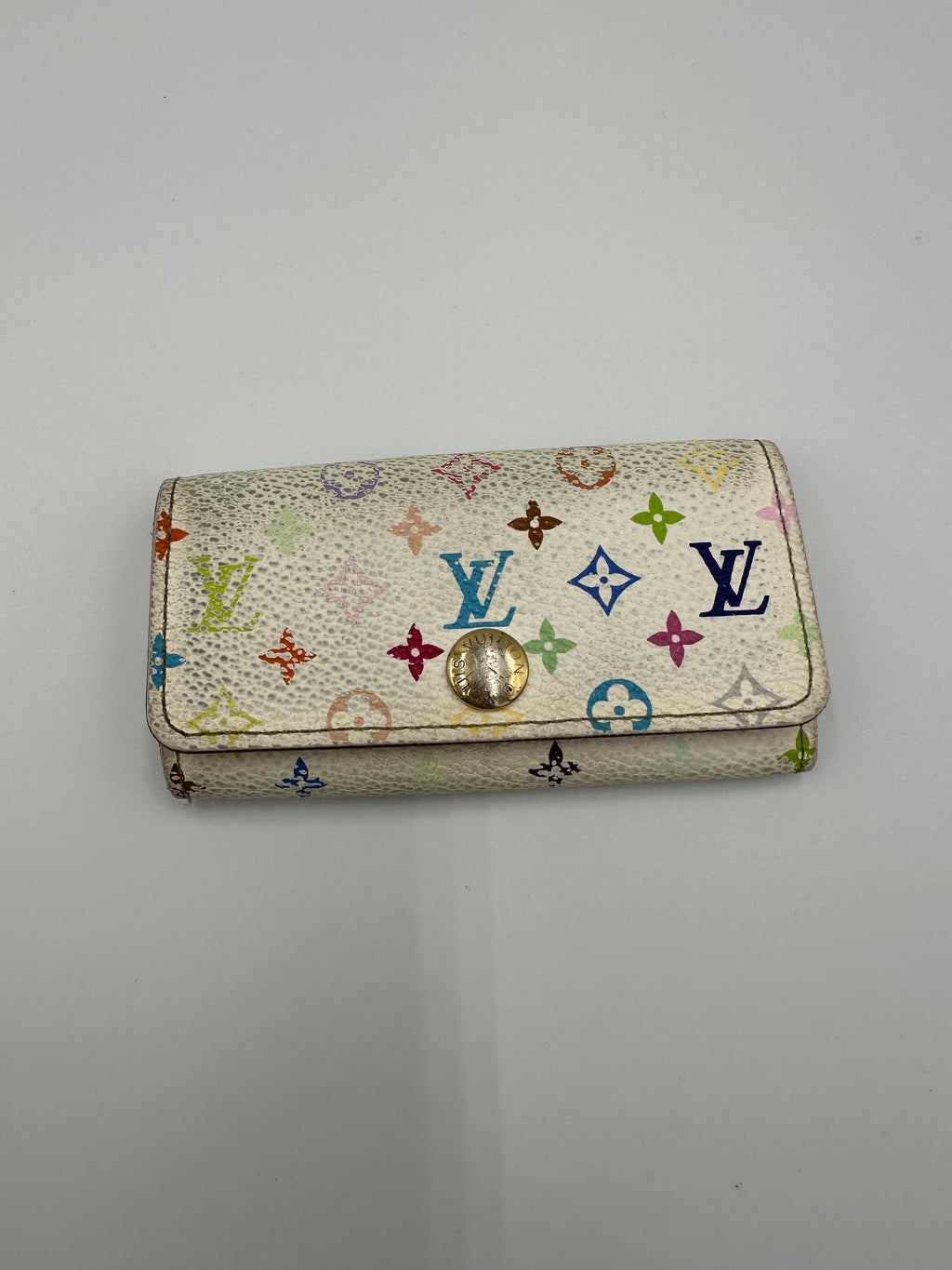 Louis Vuitton Takashi Murakami colourful monogram key holder