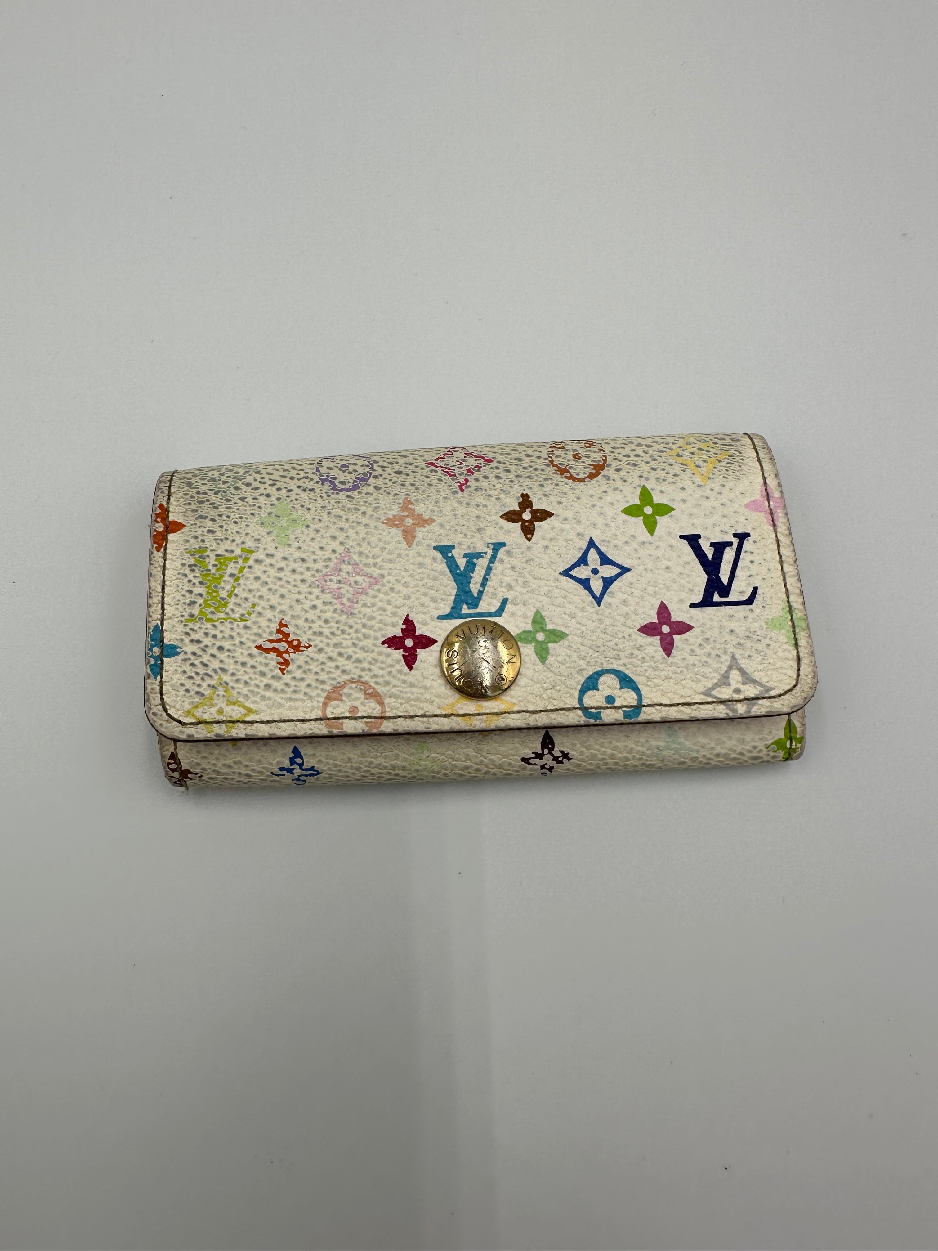 Louis Vuitton Takashi Murakami colourful monogram key holder
