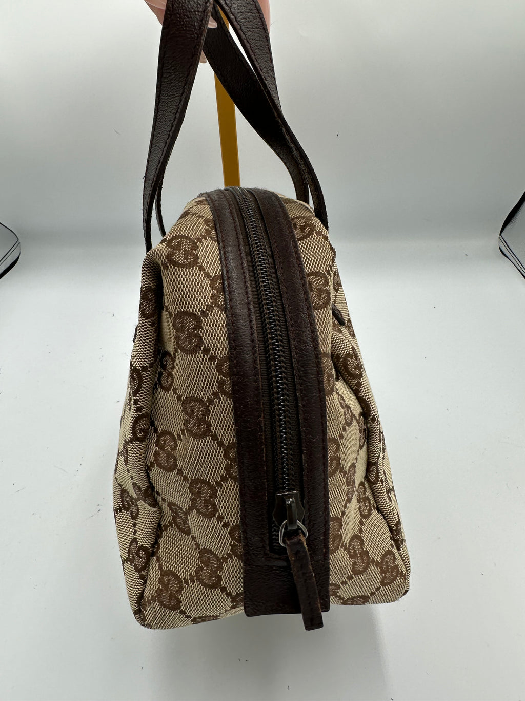 Vintage Gucci GG Monogram Canvas Balthus Mini Tofu handbag