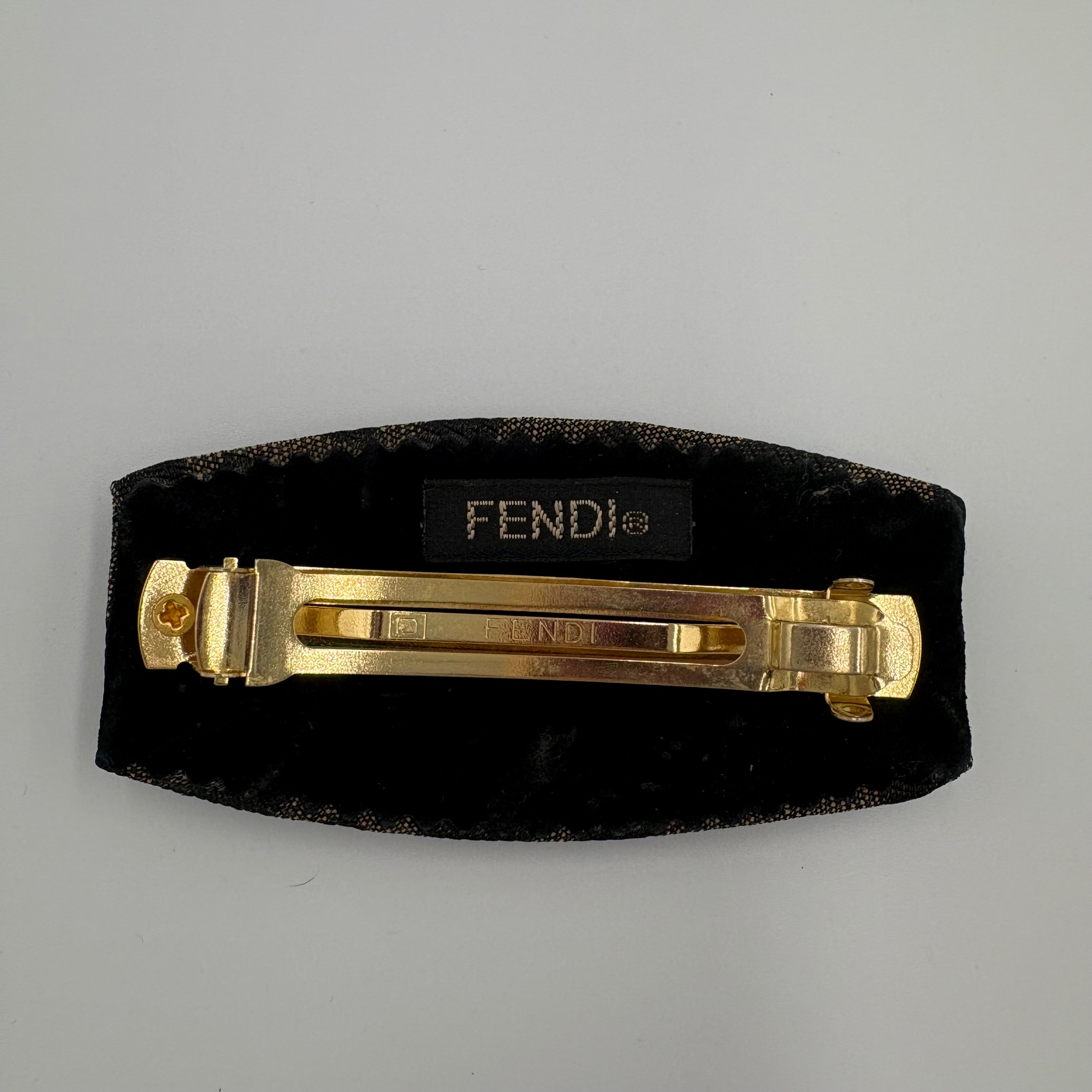 Fendi hair clip