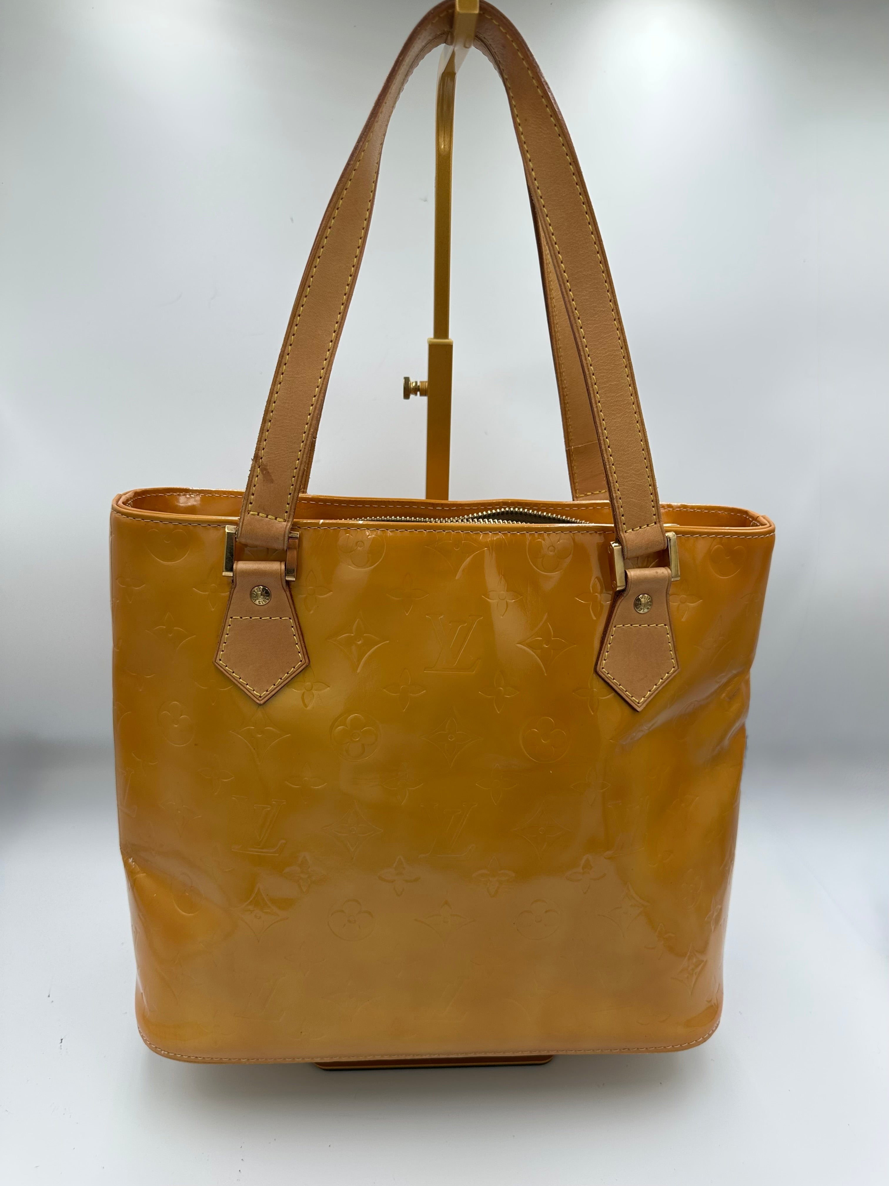 Louis Vuitton Houston Monogram Vernis Orange shoulder bag
