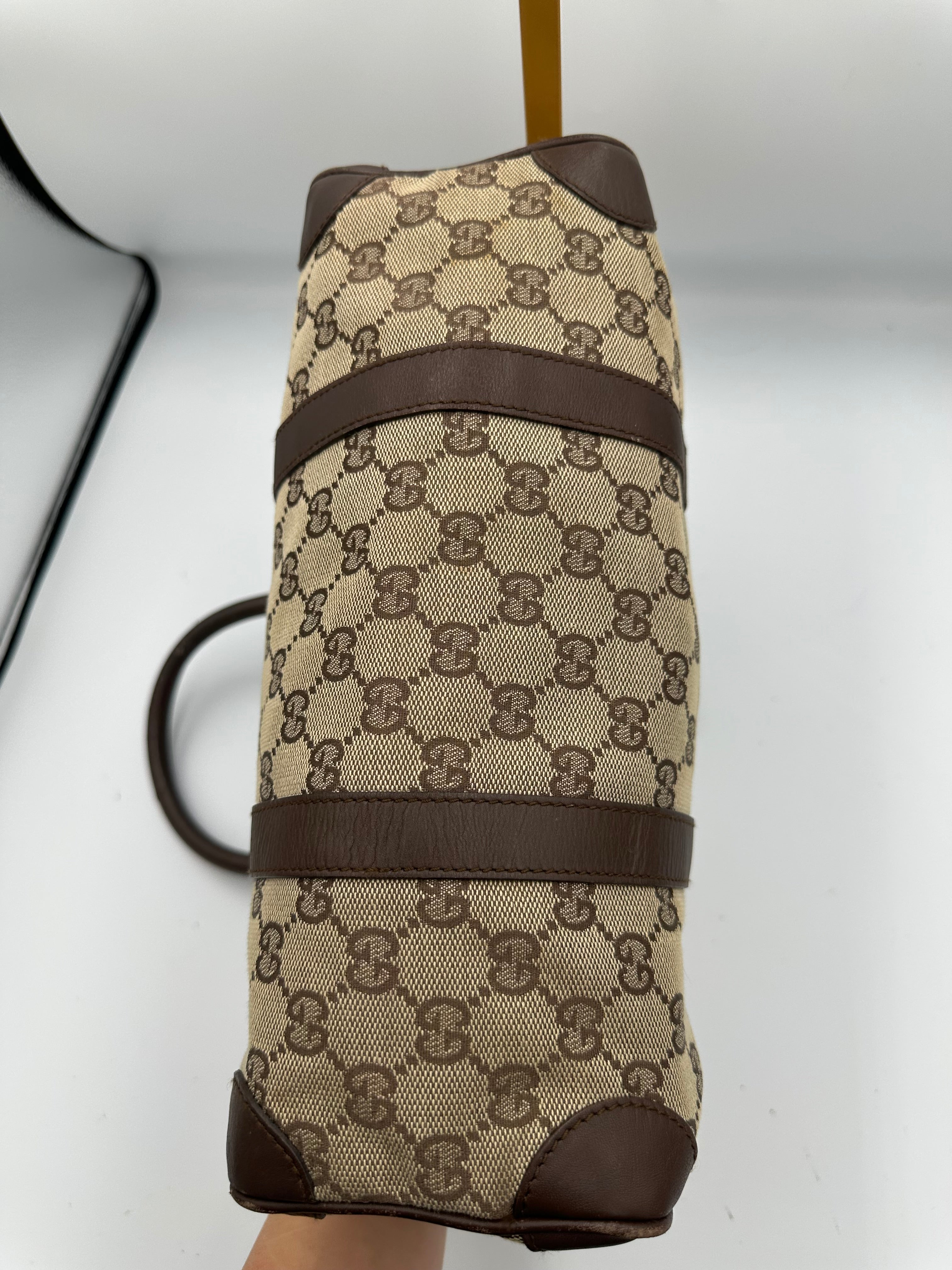 Vintage Gucci Boston shoulder bag monogram