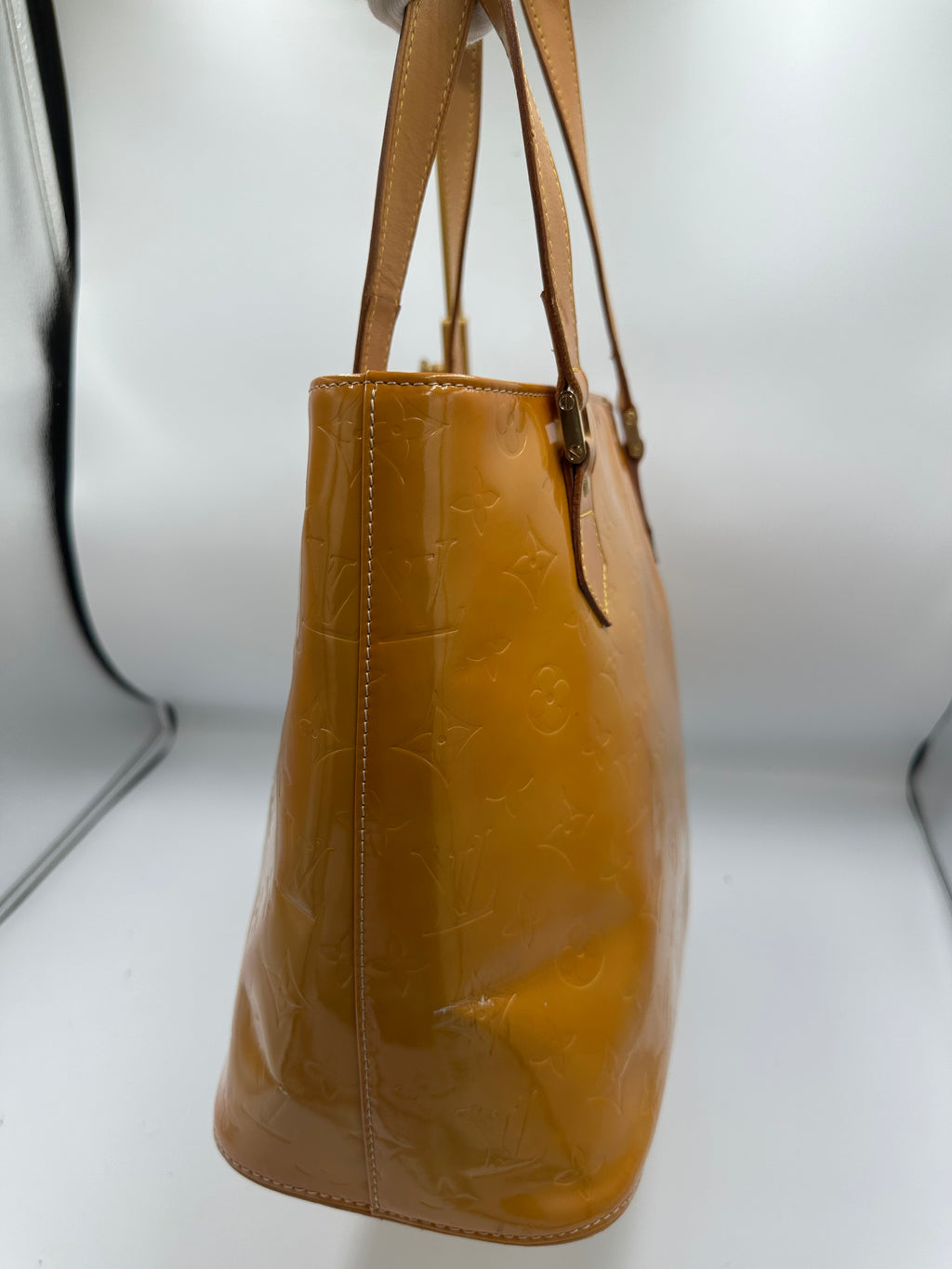 Louis Vuitton Houston Monogram Vernis Orange shoulder bag