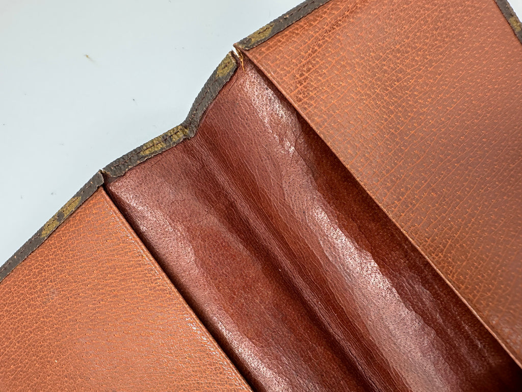 Louis Vuitton leather Agenda Posh notebook cover monogram print