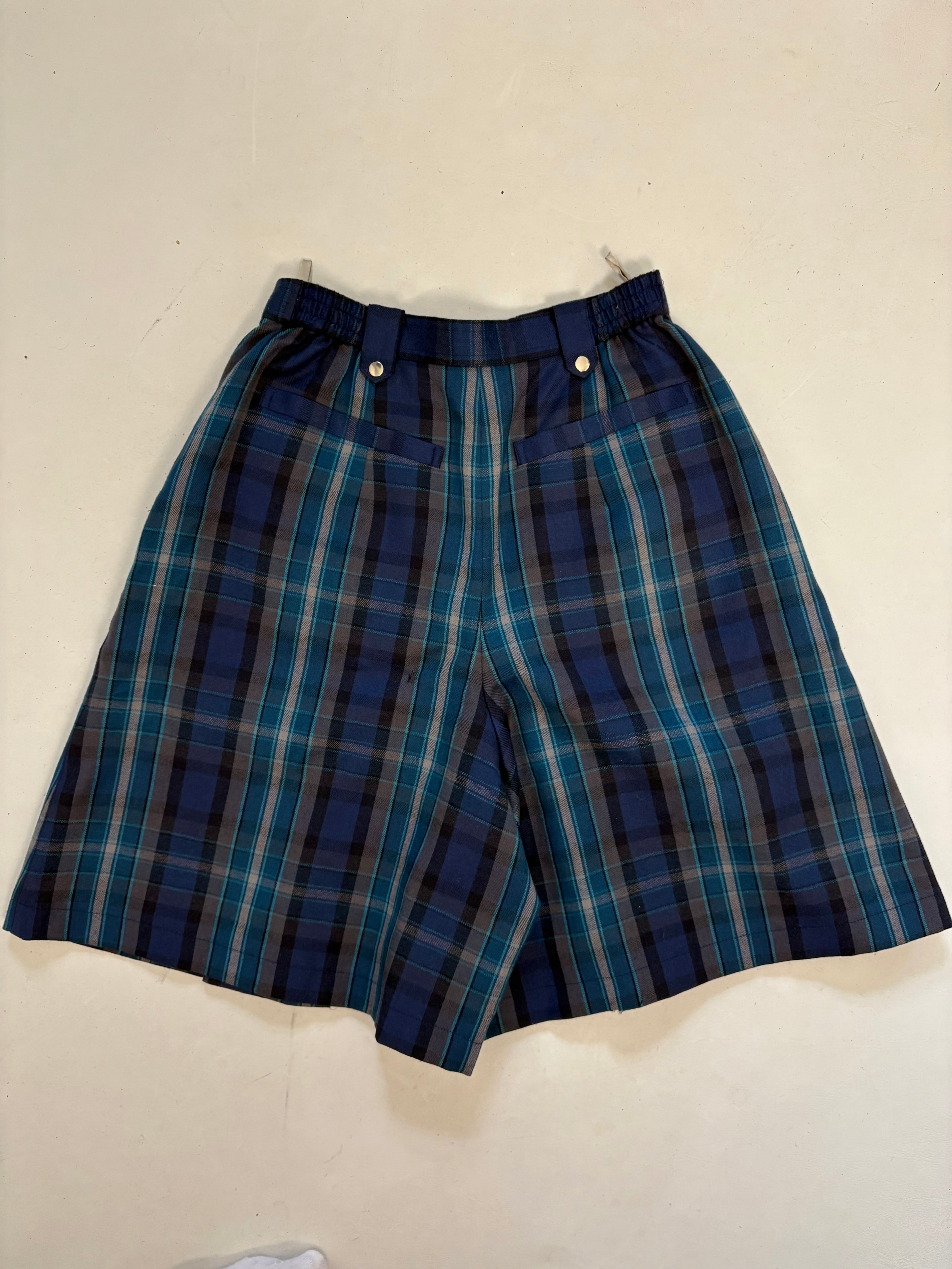 Vintage 90s wool Christian Dior Sport checkered shorts