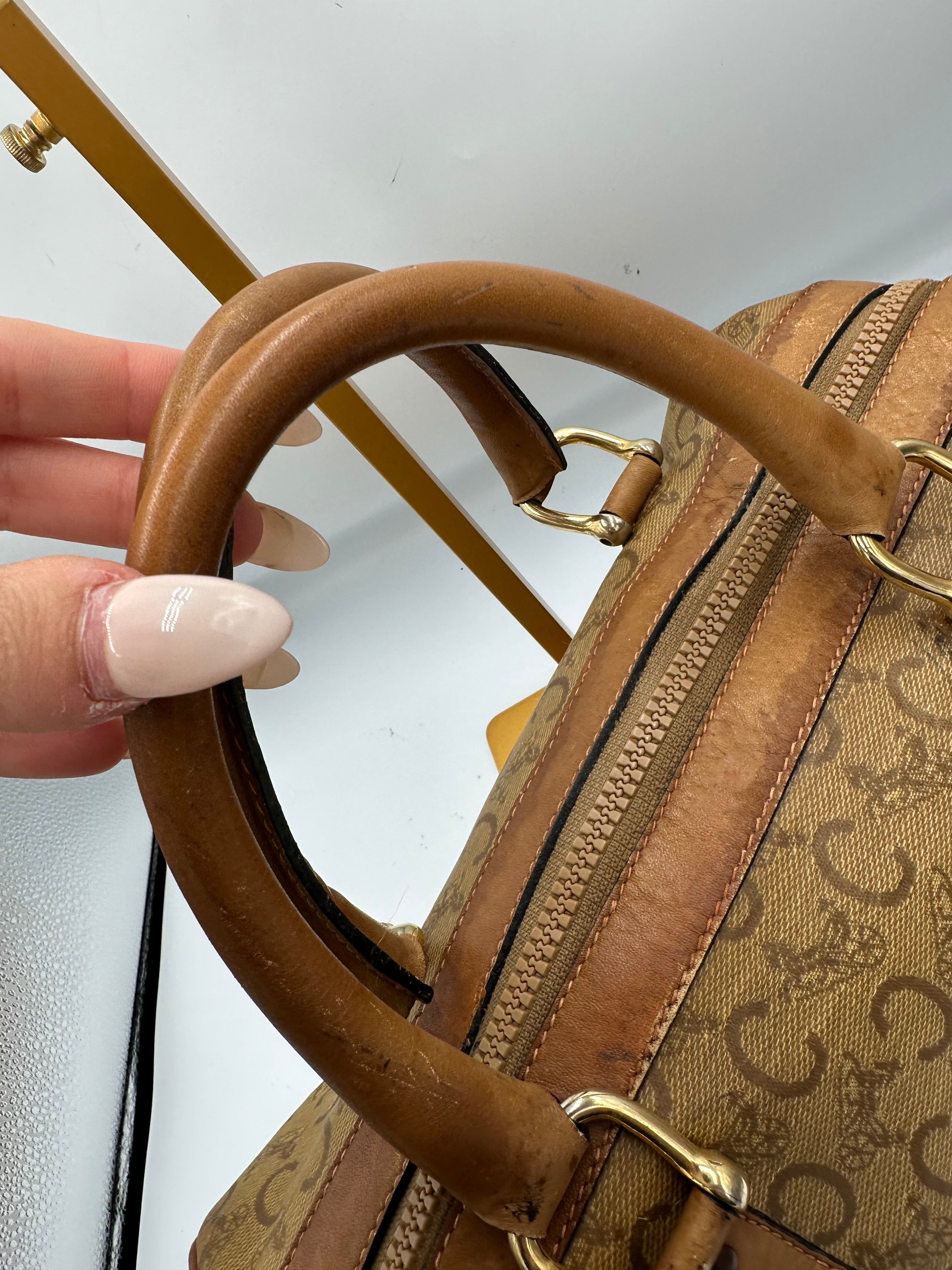 Vintage Celine Macadam Boston bag