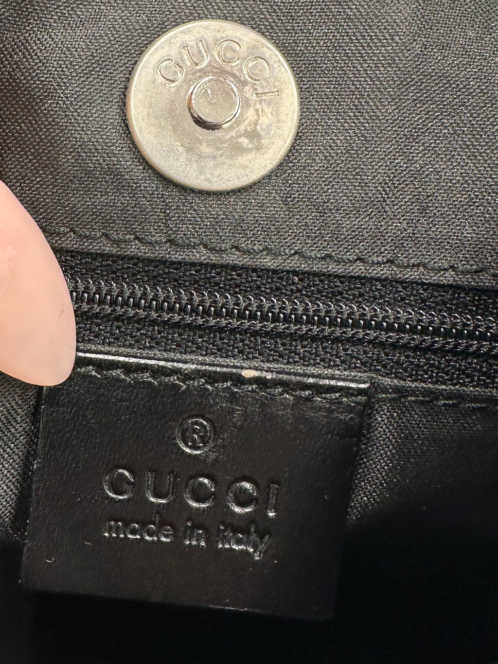 Tom Ford Gucci black suede silver top handle hobo shoulder bag