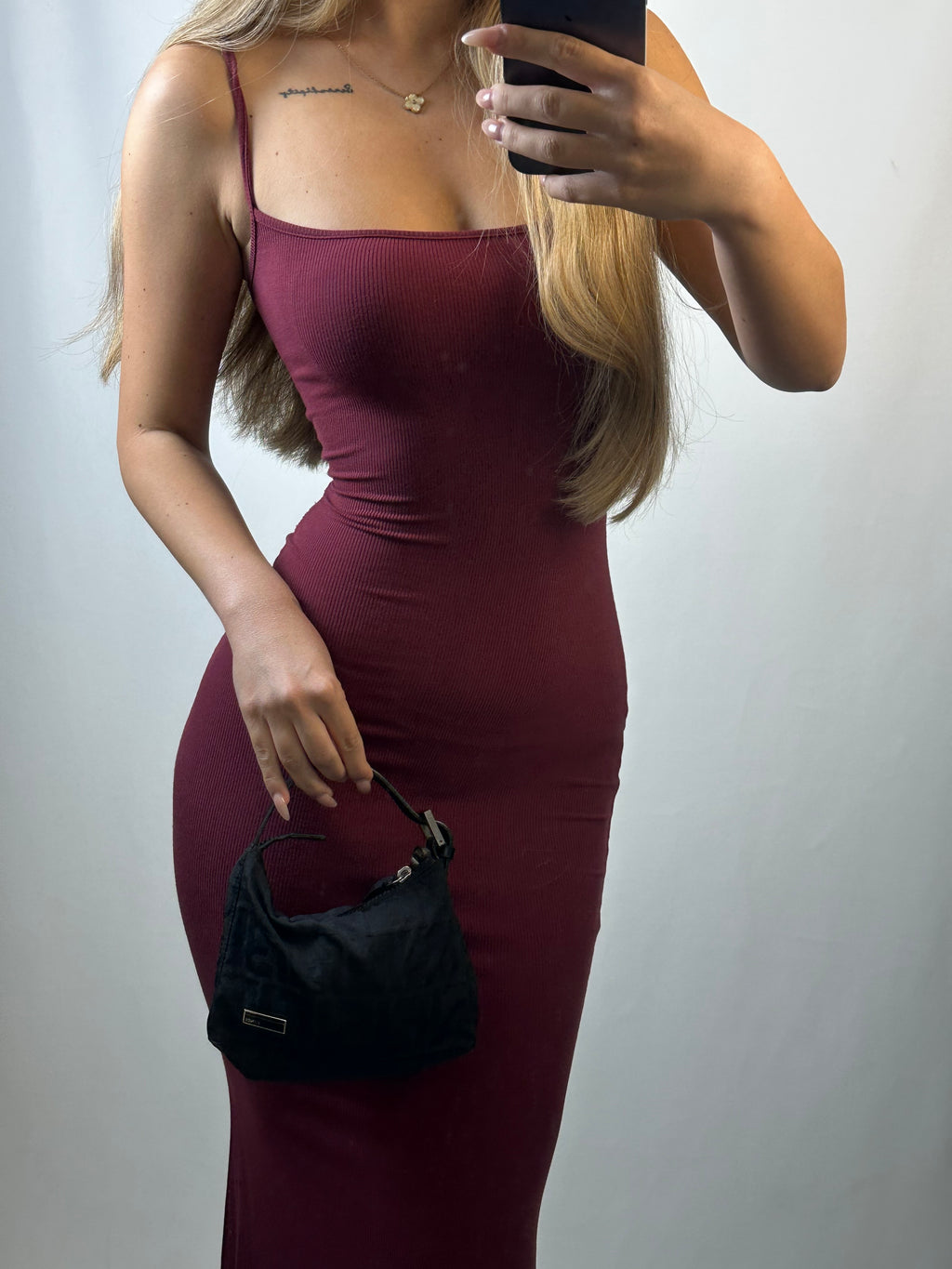 Fendi Zucca FF mini hobo handbag