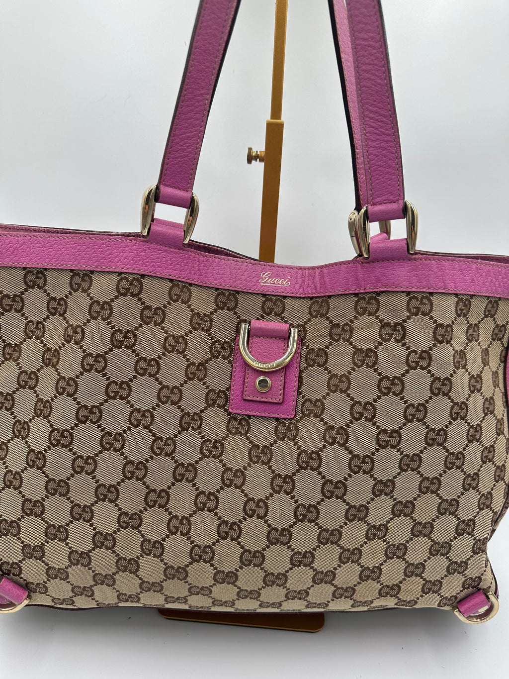 Gucci Abbey Ring Tote in purple