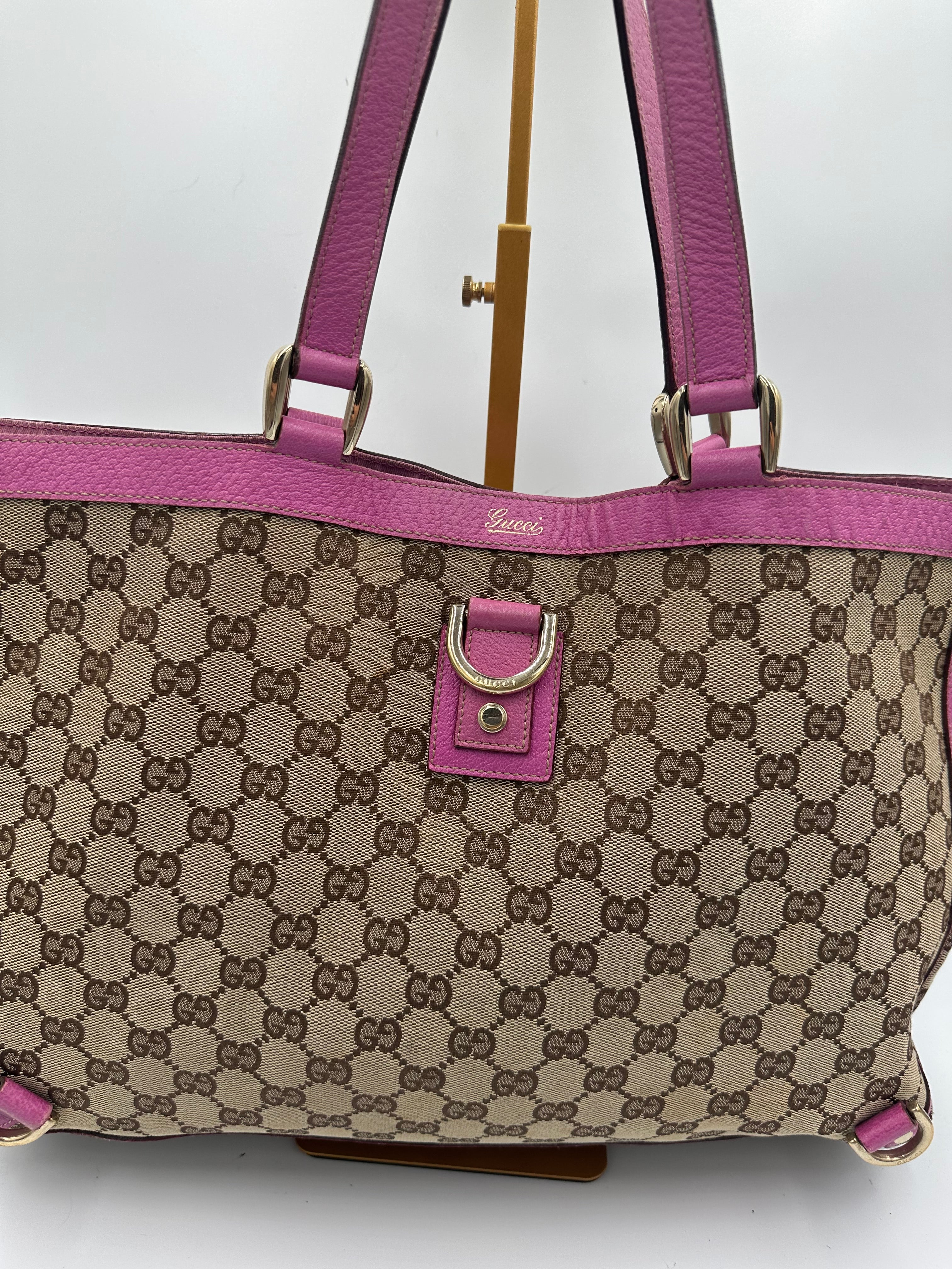 Gucci Abbey Ring Tote in purple