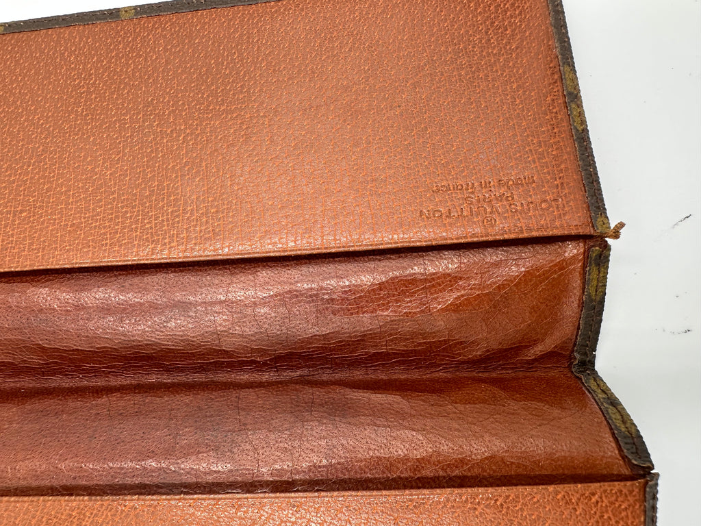 Louis Vuitton leather Agenda Posh notebook cover monogram print