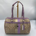Coach lilac leather bag