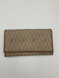 Christian Dior 80s rare beige honeycomb wallet