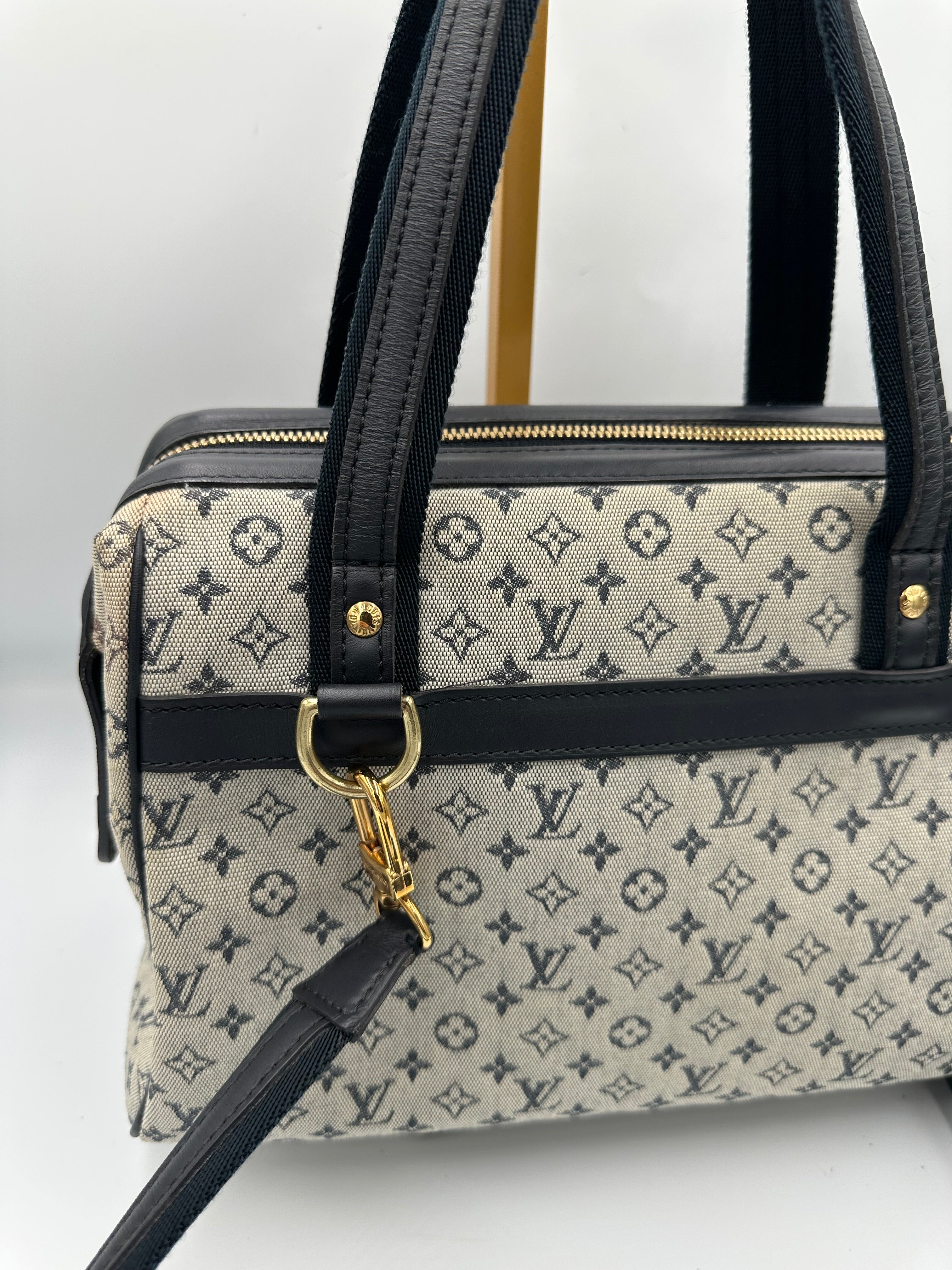 Rare Louis Vuitton Josephine PM denim monogram bag