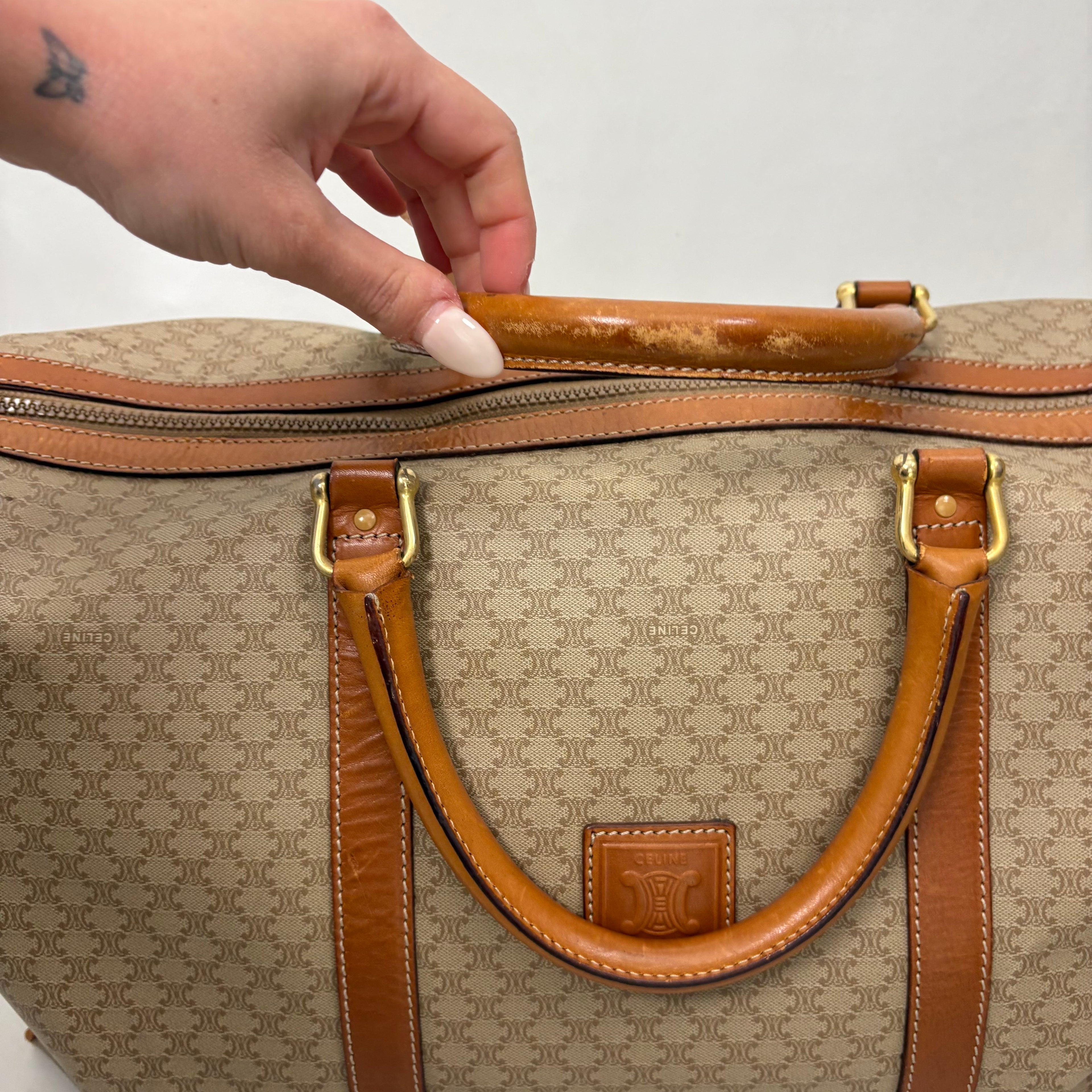 Celine Macadam Boston travel duffel bag