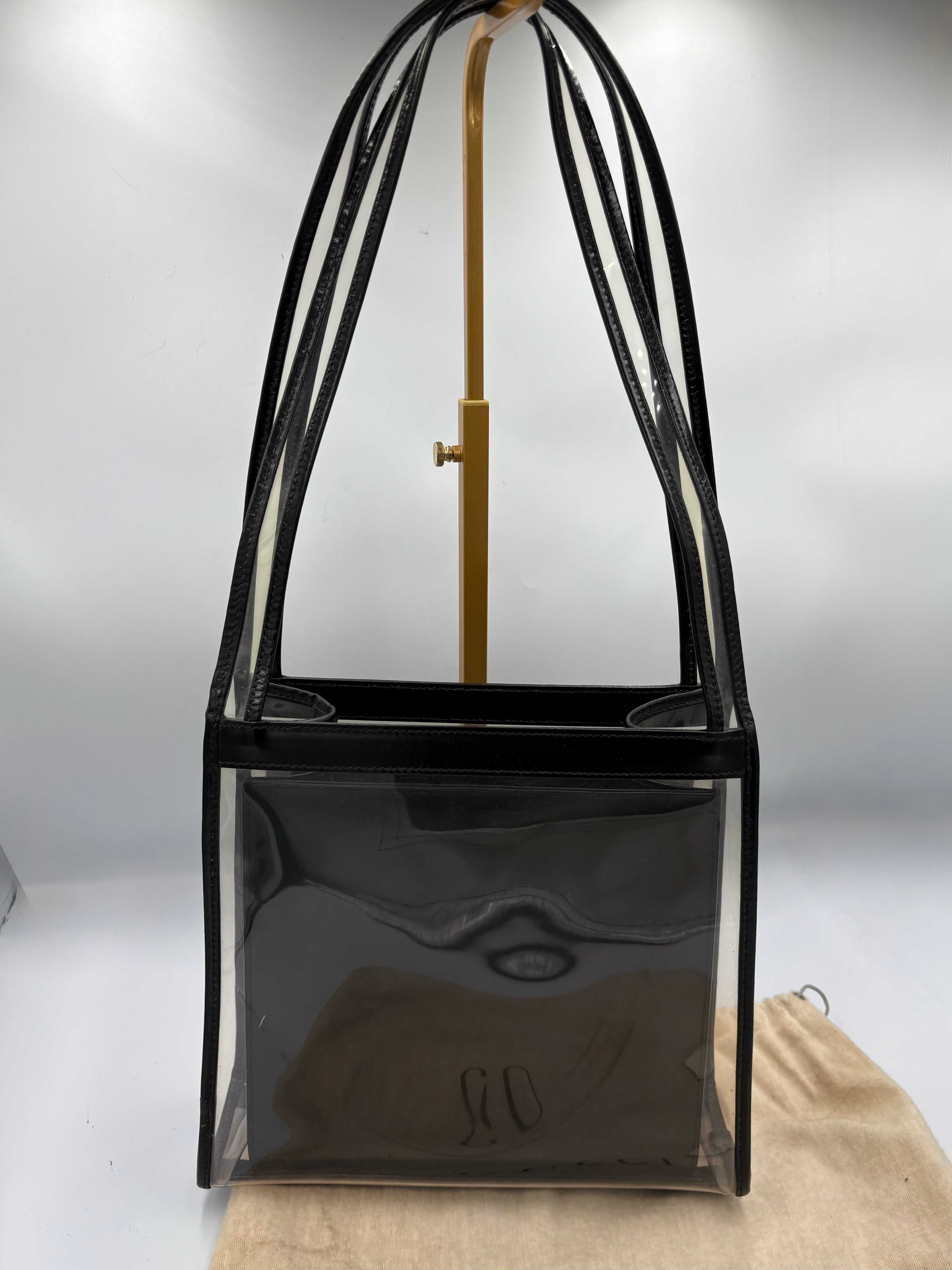 Gucci Tom Ford Era Vinyl black shoulder bag