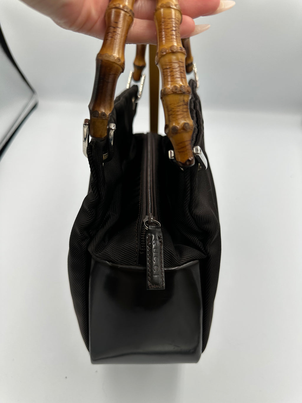 Gucci Bamboo 2000s top handle mini handbag