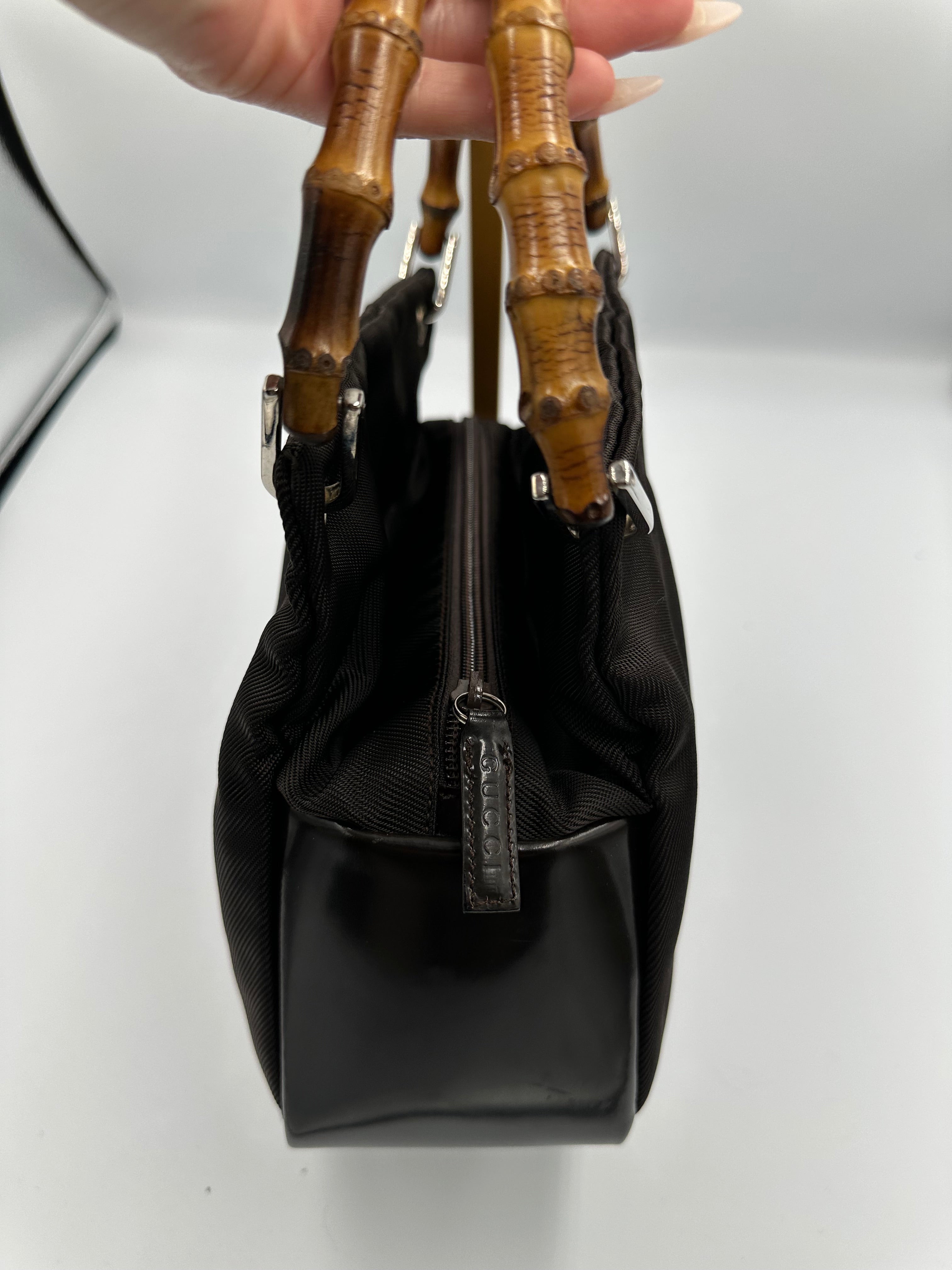 Gucci Bamboo 2000s top handle mini handbag