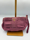 Prada ribbon pouch/ clutch bag