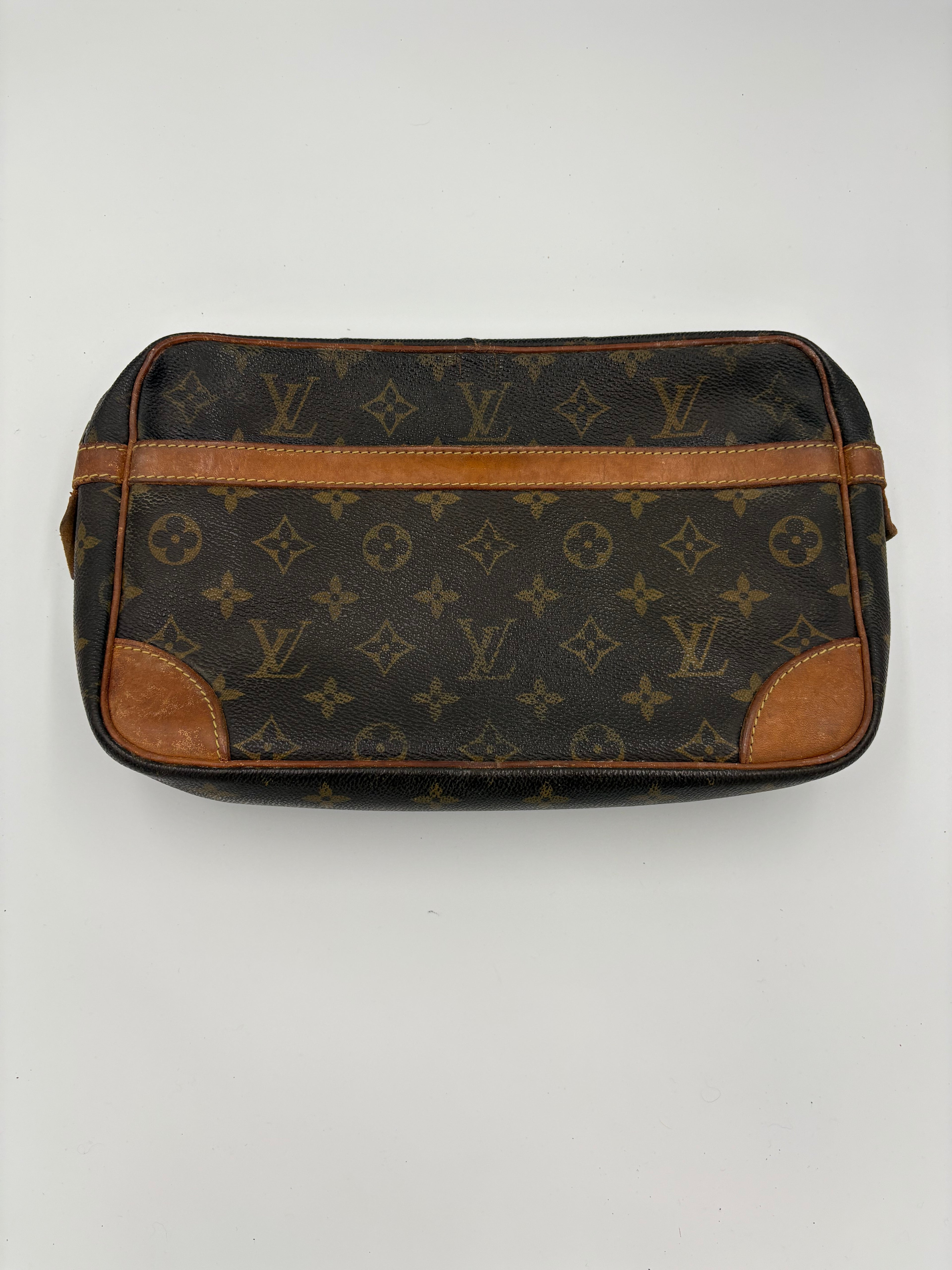 Vintage Louis Vuitton Monogram Trocadero Bag from 1984, clutch/ Washbag