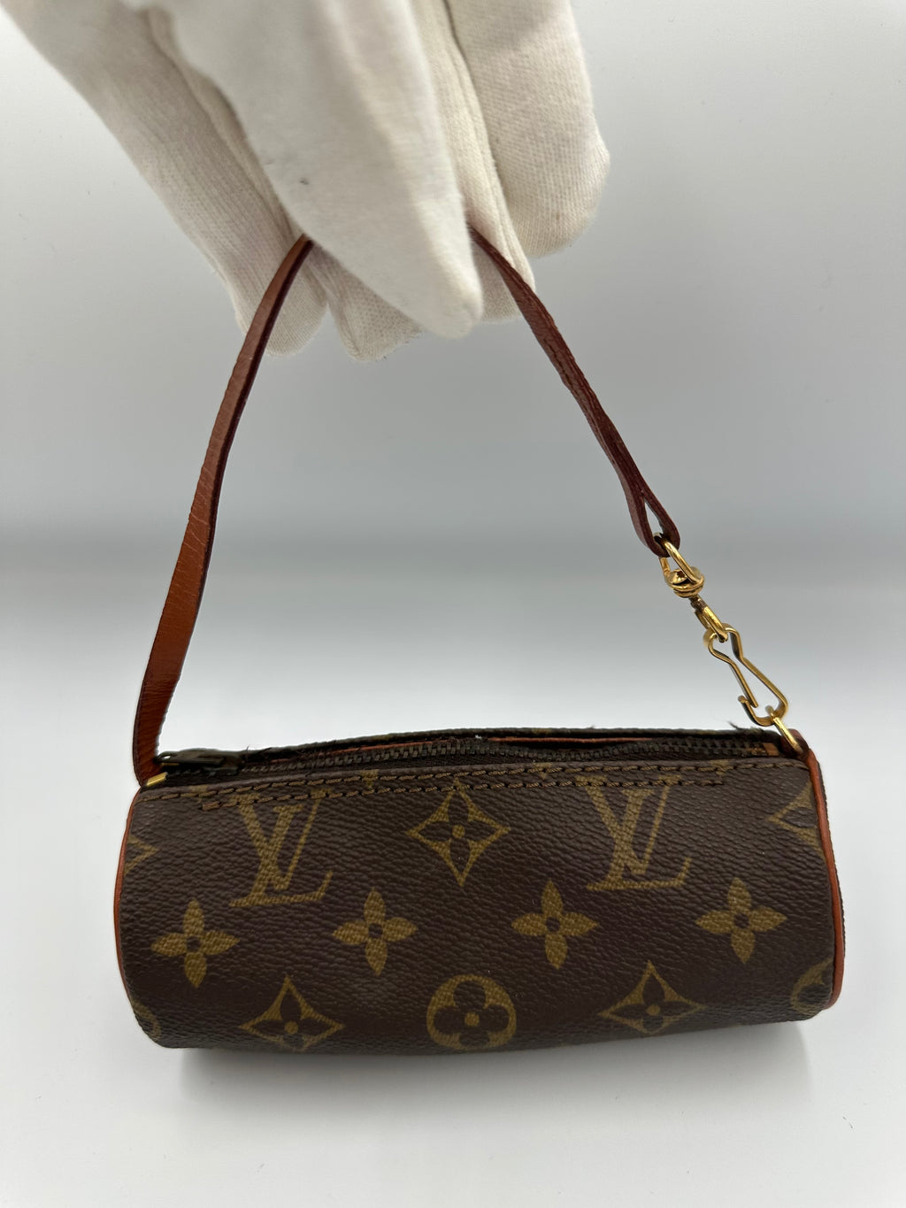 Vintage 90s Louis Vuitton leather monogram mini papillon