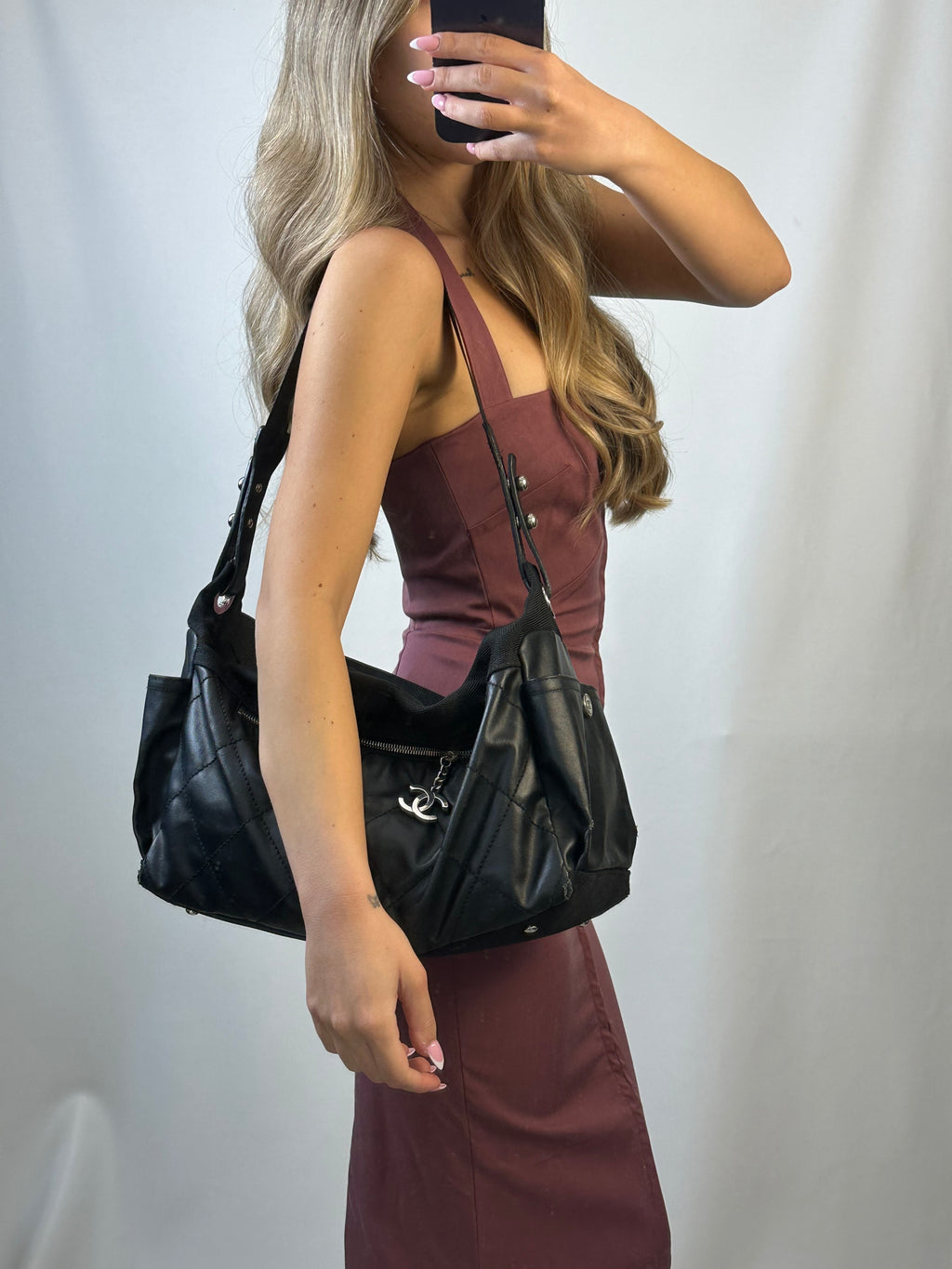 Chanel Paris Biarritz Hobo shoulder bag