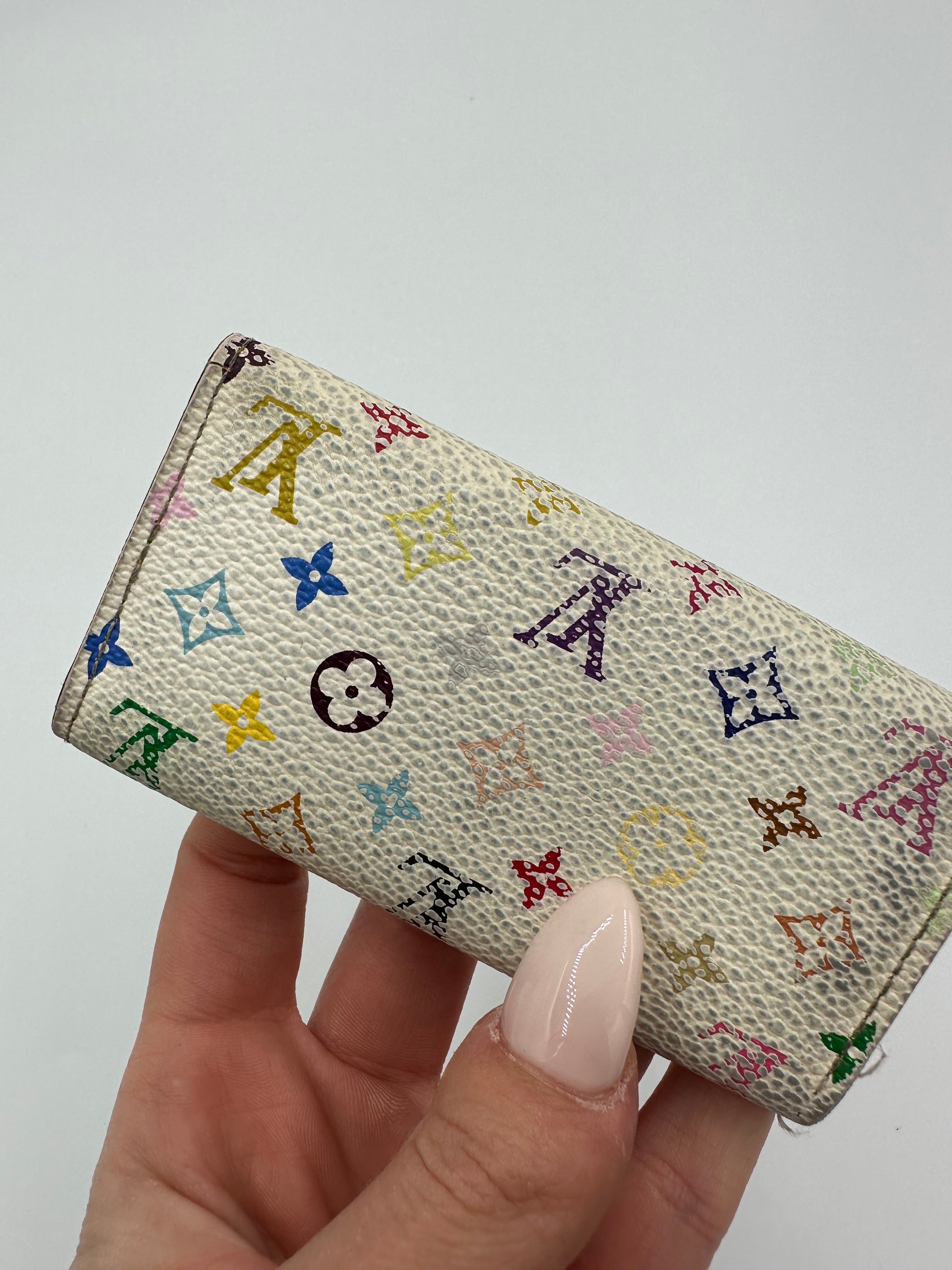 Louis Vuitton Takashi Murakami colourful monogram key holder