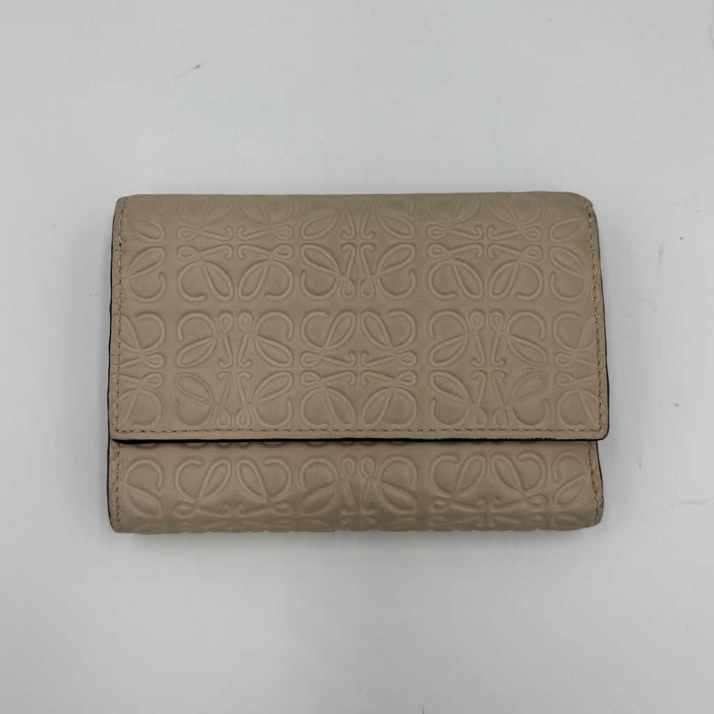 Loewe leather beige wallet purse