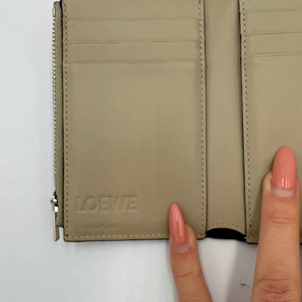 Loewe leather beige wallet purse