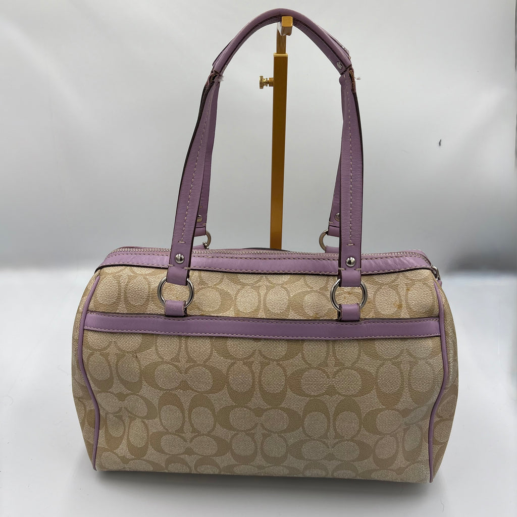 Coach lilac leather bag
