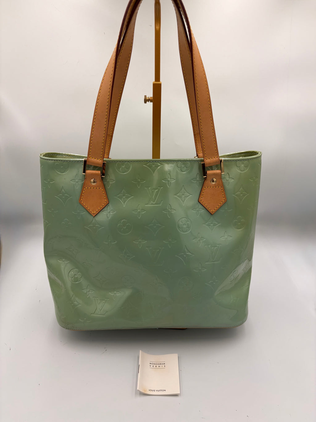 Louis Vuitton Monogram Vernis Houston shoulder bag in mint green