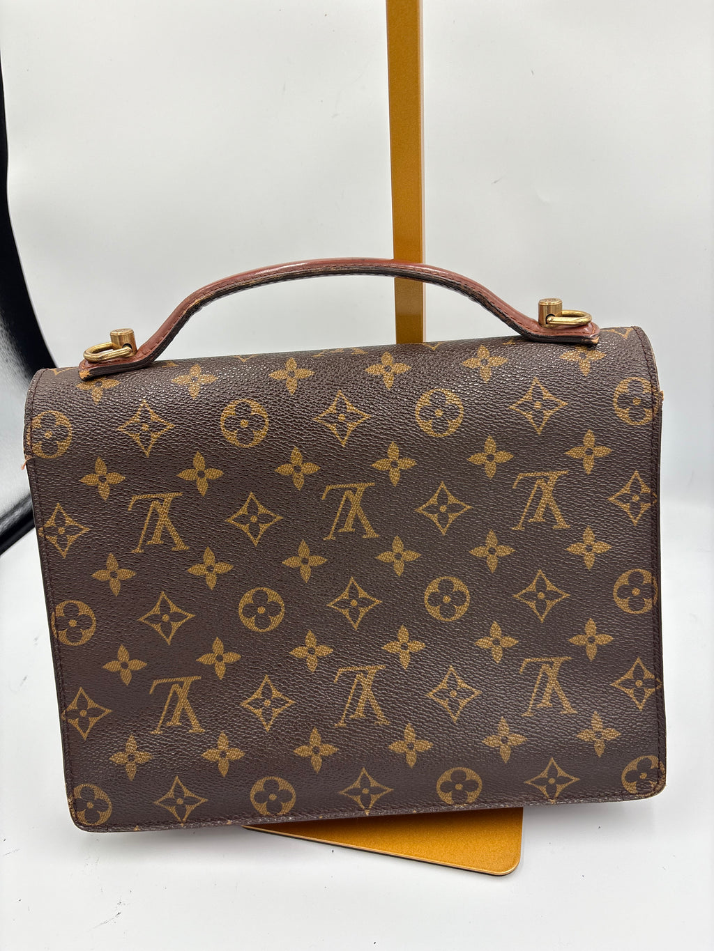 Louis Vuitton Monceau 28 Vintage bag structured top-handle satchel
