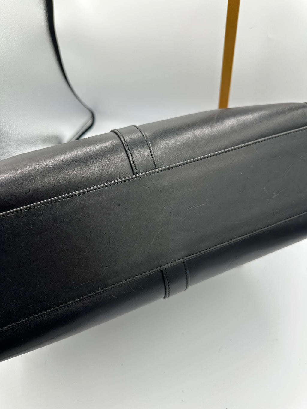 1990s Gucci leather black Jackie shoulder tote bag