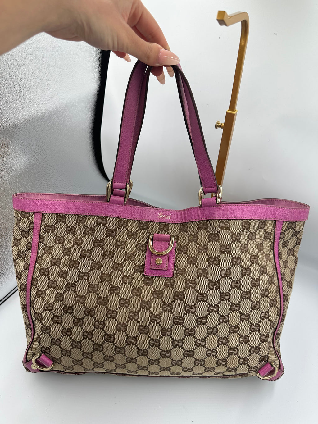 Gucci Abbey Ring Tote in purple
