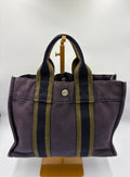 Hermès Fourre Tout MM handbag in navy
