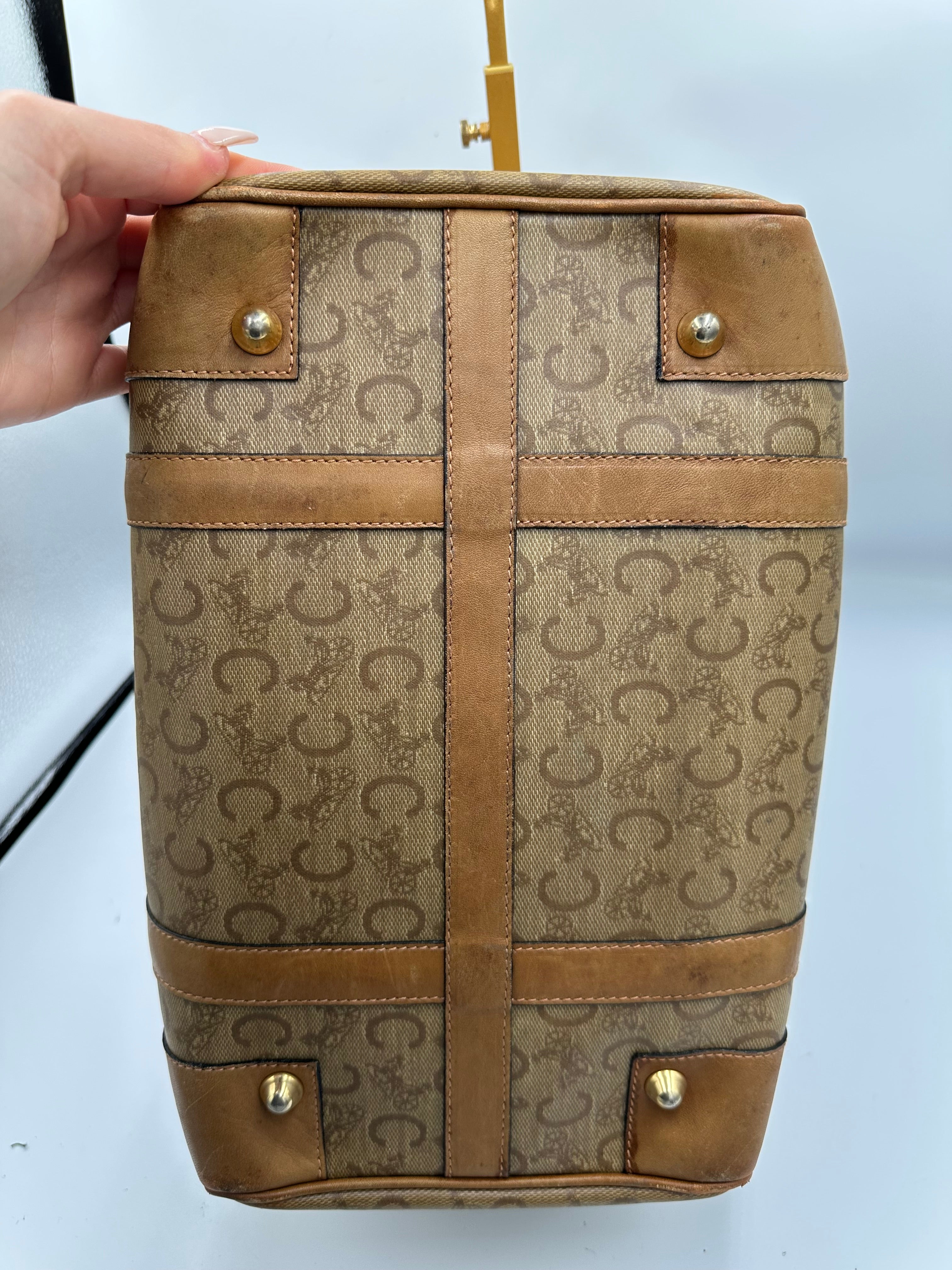Vintage Celine Macadam Boston bag