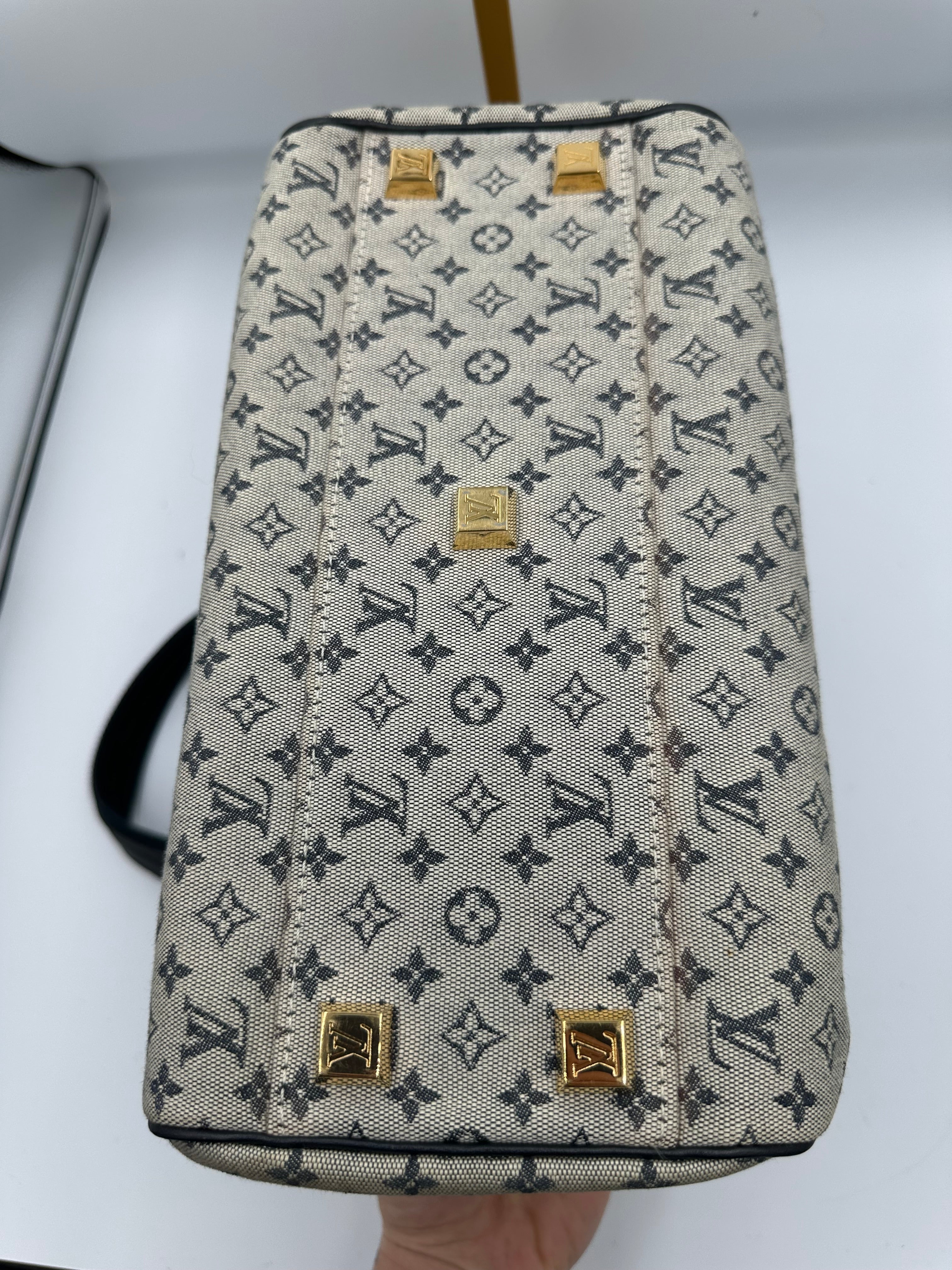 Rare Louis Vuitton Josephine PM denim monogram bag