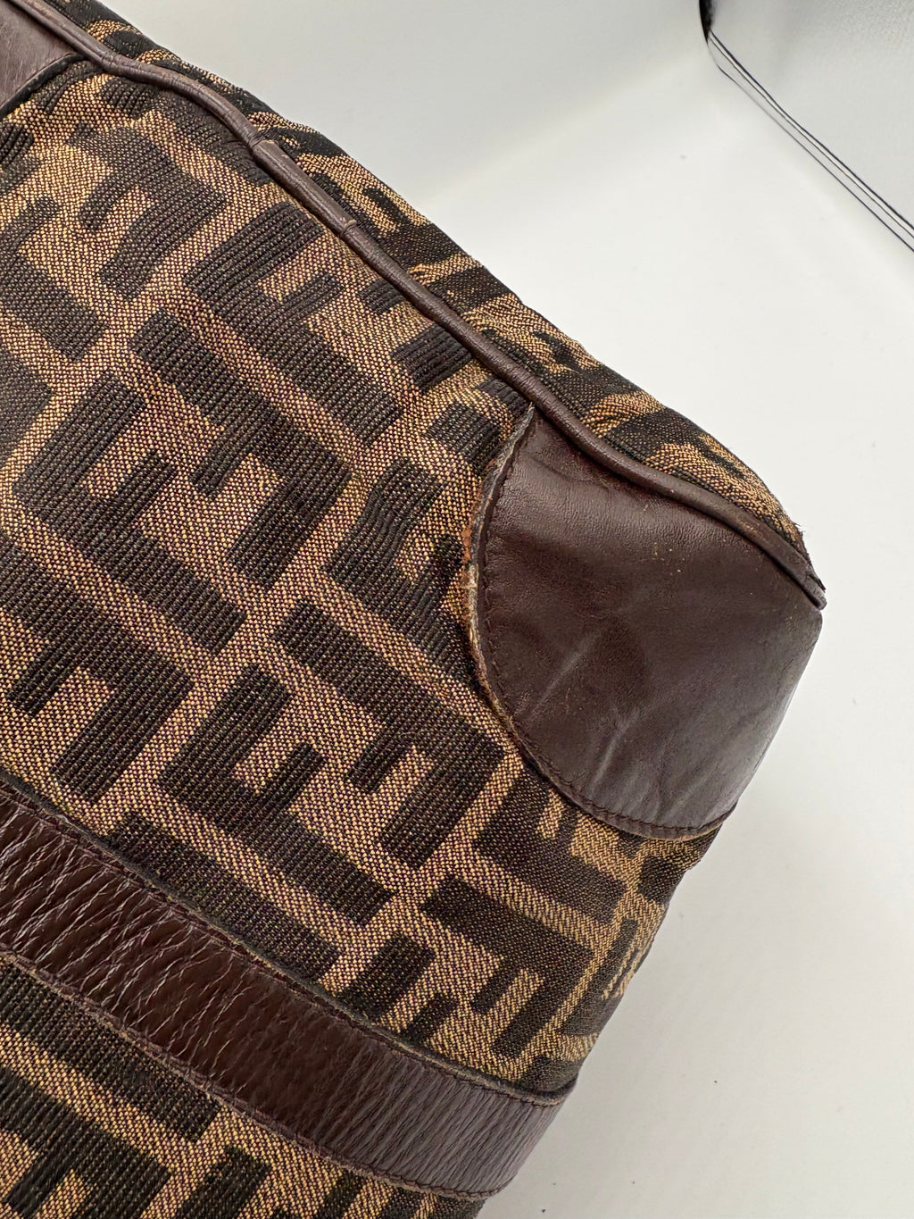 Fendi 90s Zucca Boston Monogram shoulder bag