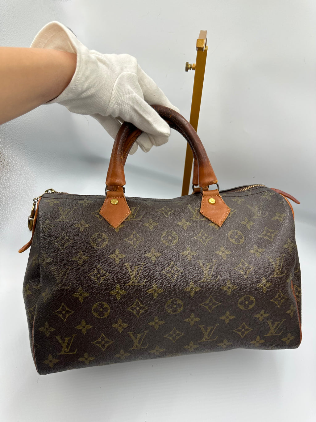 Collectors Piece Vintage 1970s-1990s Louis Vuitton Speedy 35 by French Company