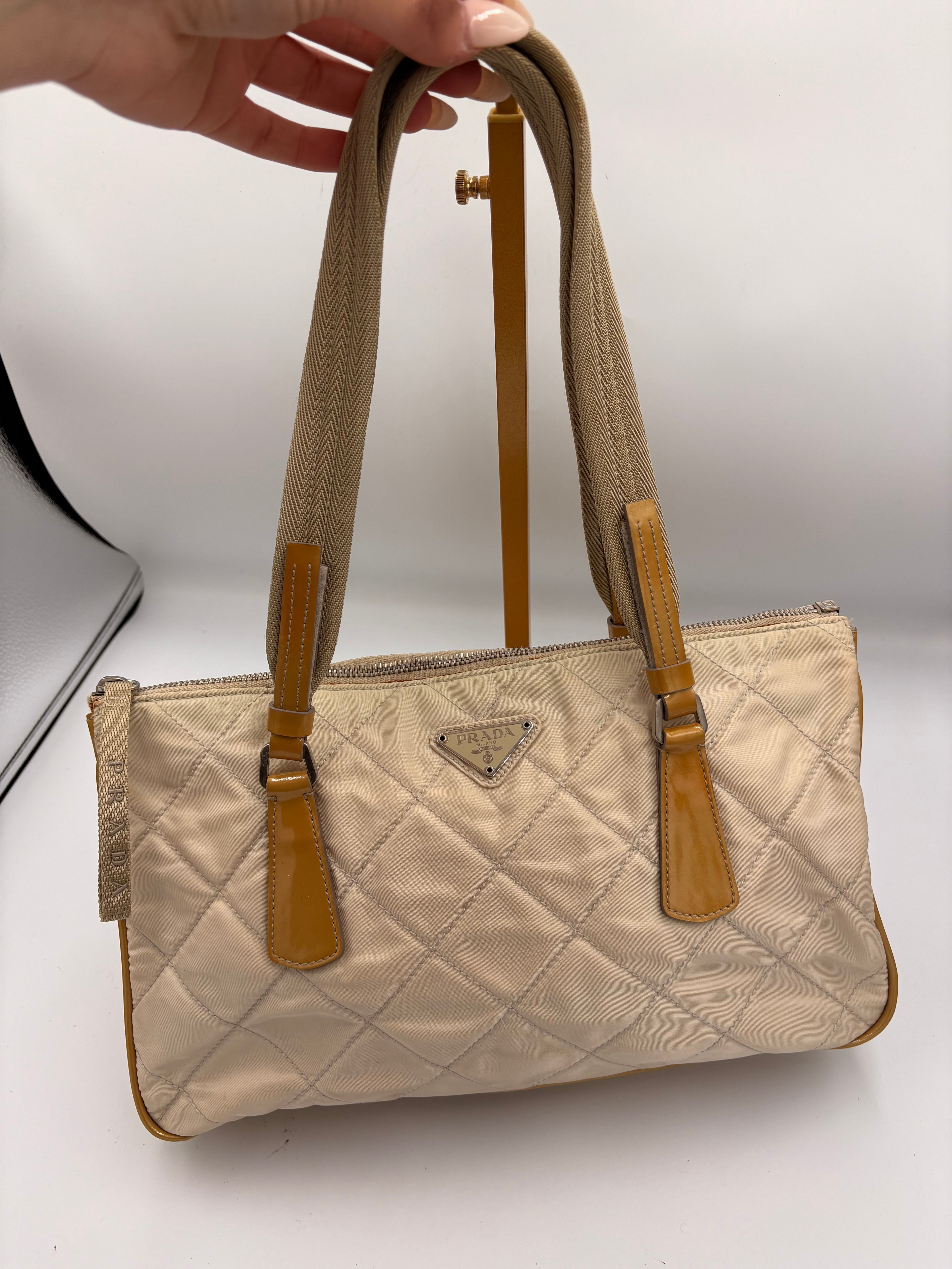 Prada quilted shoulder bag