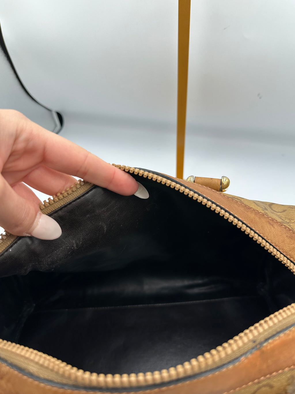 Vintage Celine Macadam Boston bag