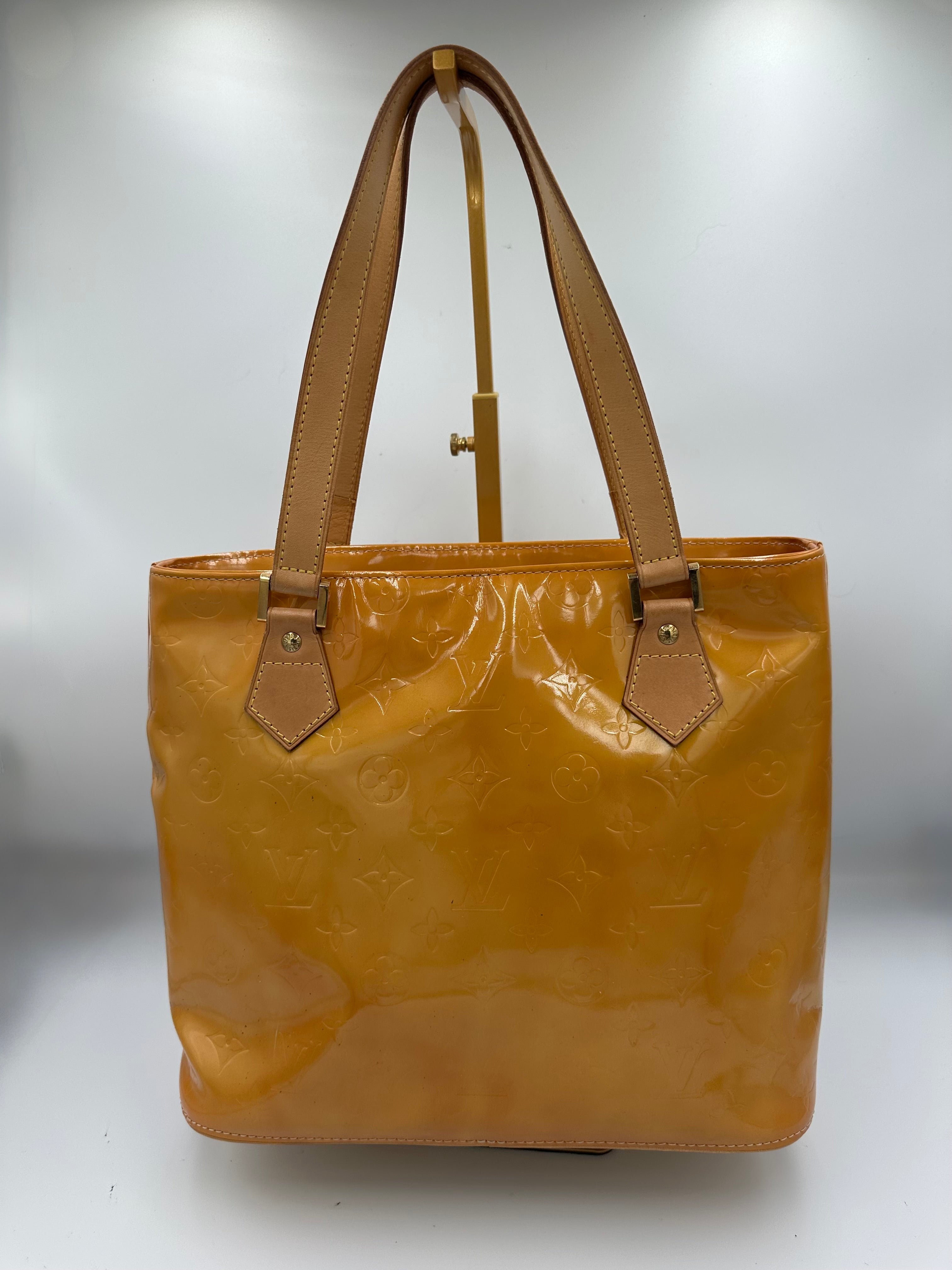 Louis Vuitton Houston Monogram Vernis Orange shoulder bag