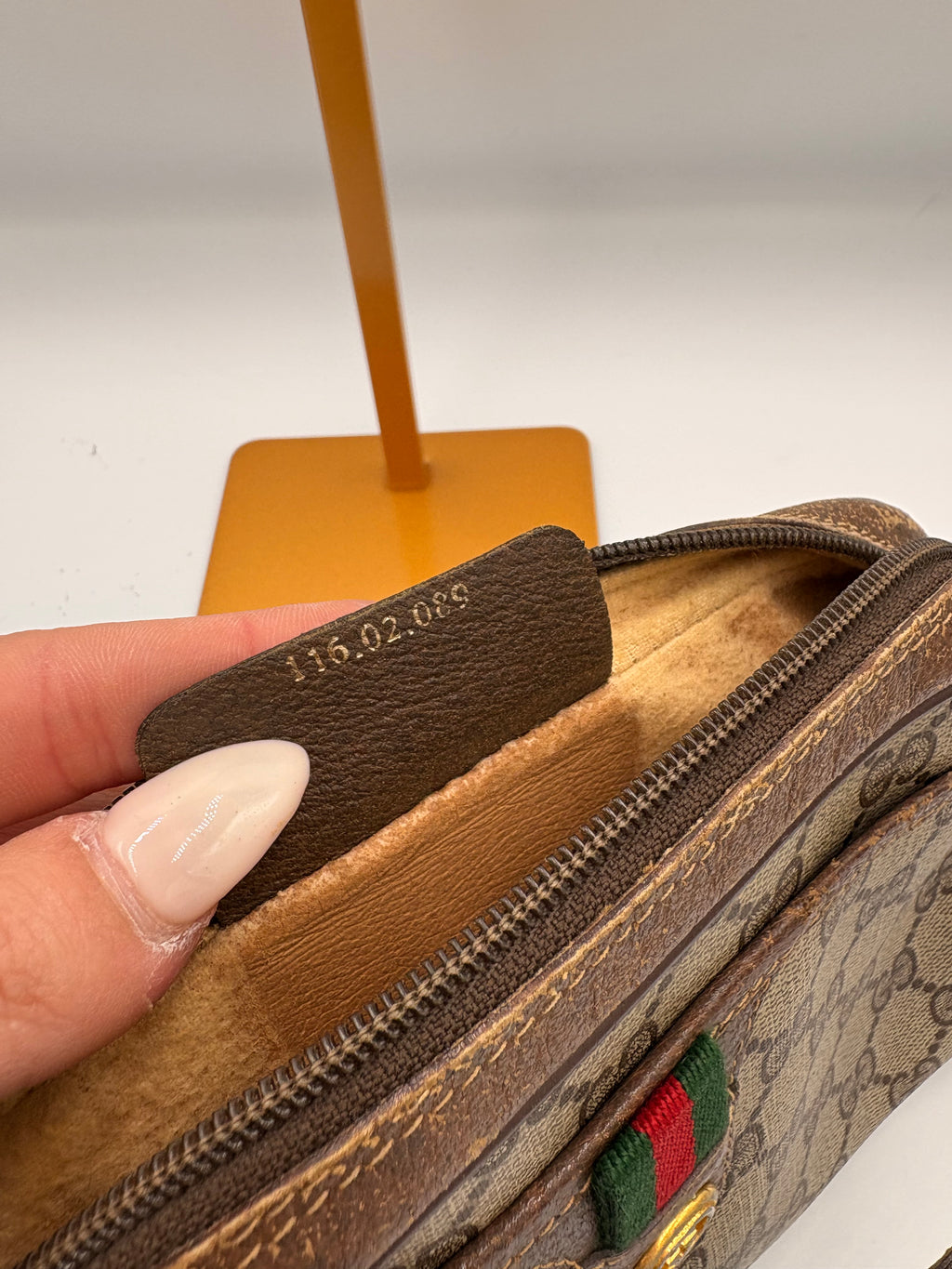 Gucci GG Supreme Web Sherry line crossbody