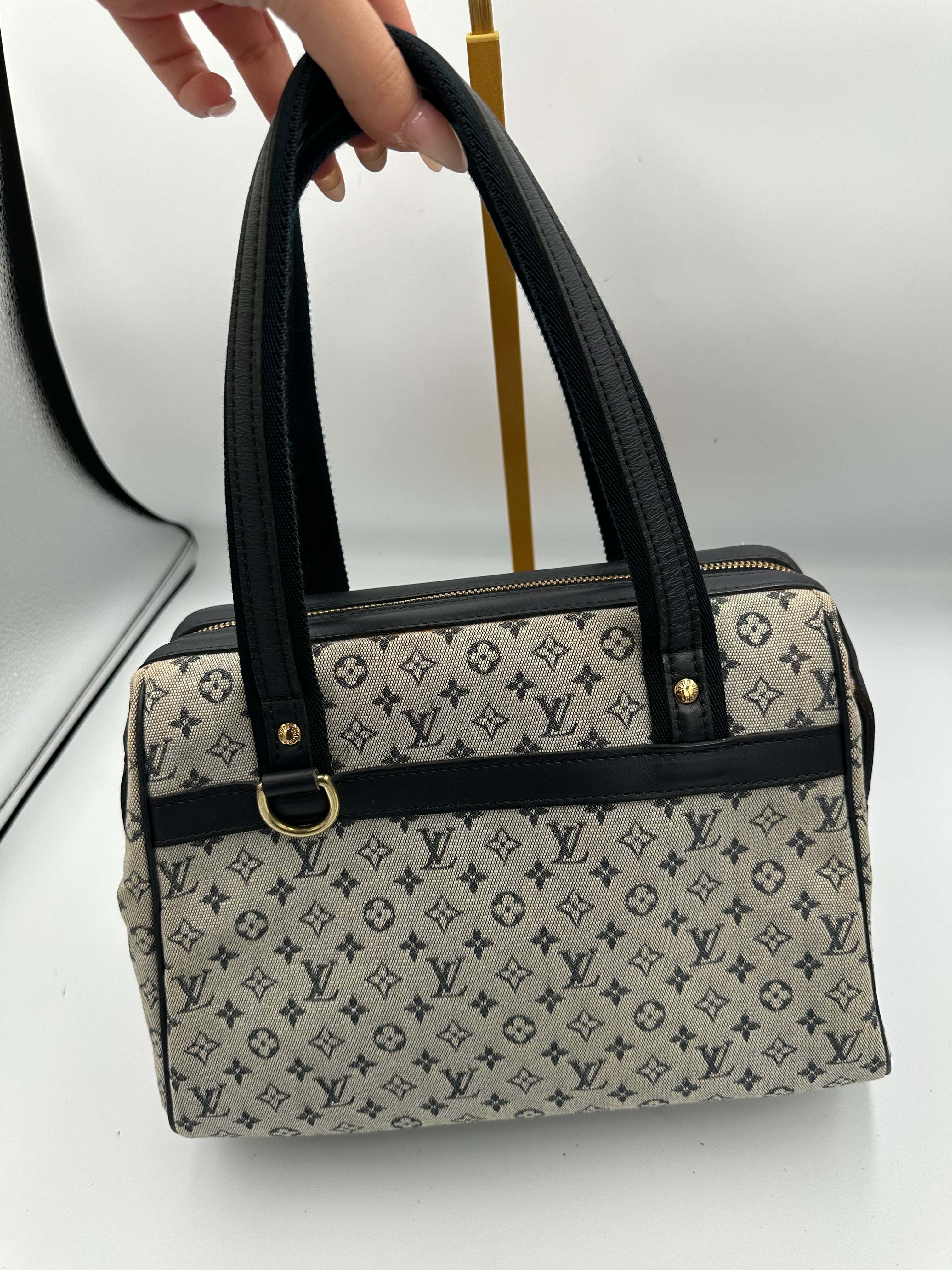 Rare Louis Vuitton Josephine PM denim monogram bag